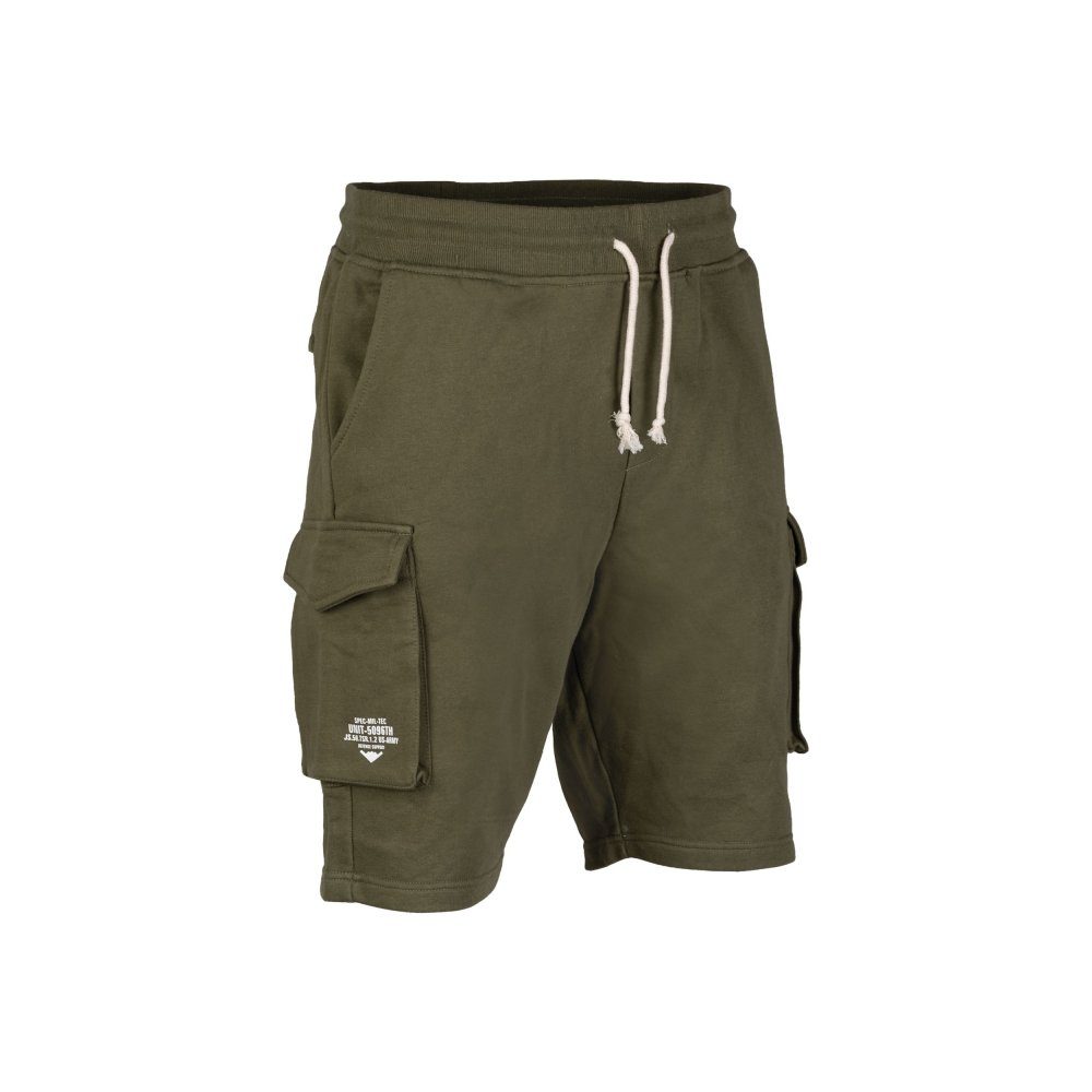 Wir haben alles Mil-Tec Cargoshorts US SWEATSHORTS COTTON - M OLIV (1-tlg)