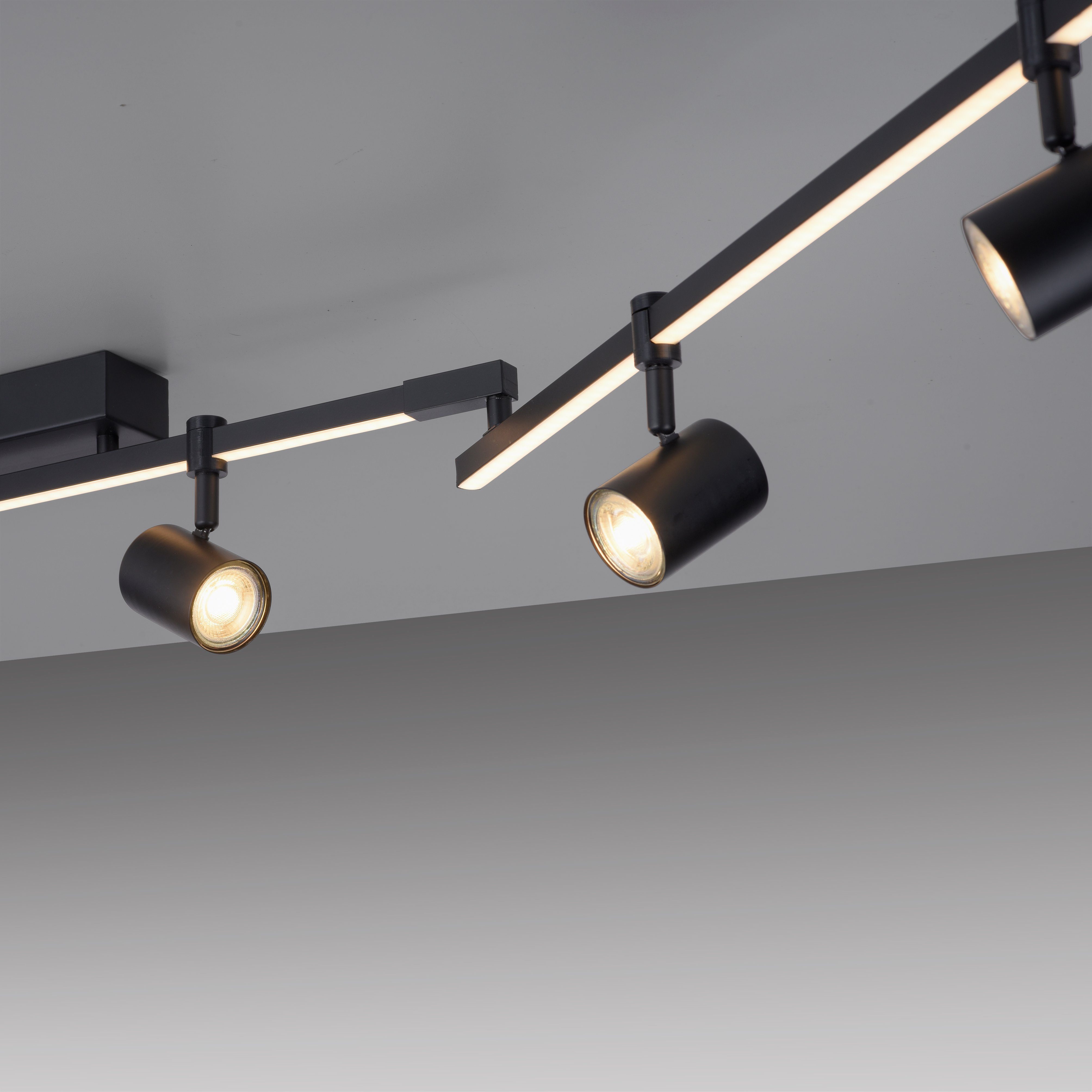 Neuhaus (Schalter) fest Paul LED, BARIK, steuerbar separat Warmweiß, steuerbar separat LED integriert, (Schalter), LED wechselbar, Deckenleuchte