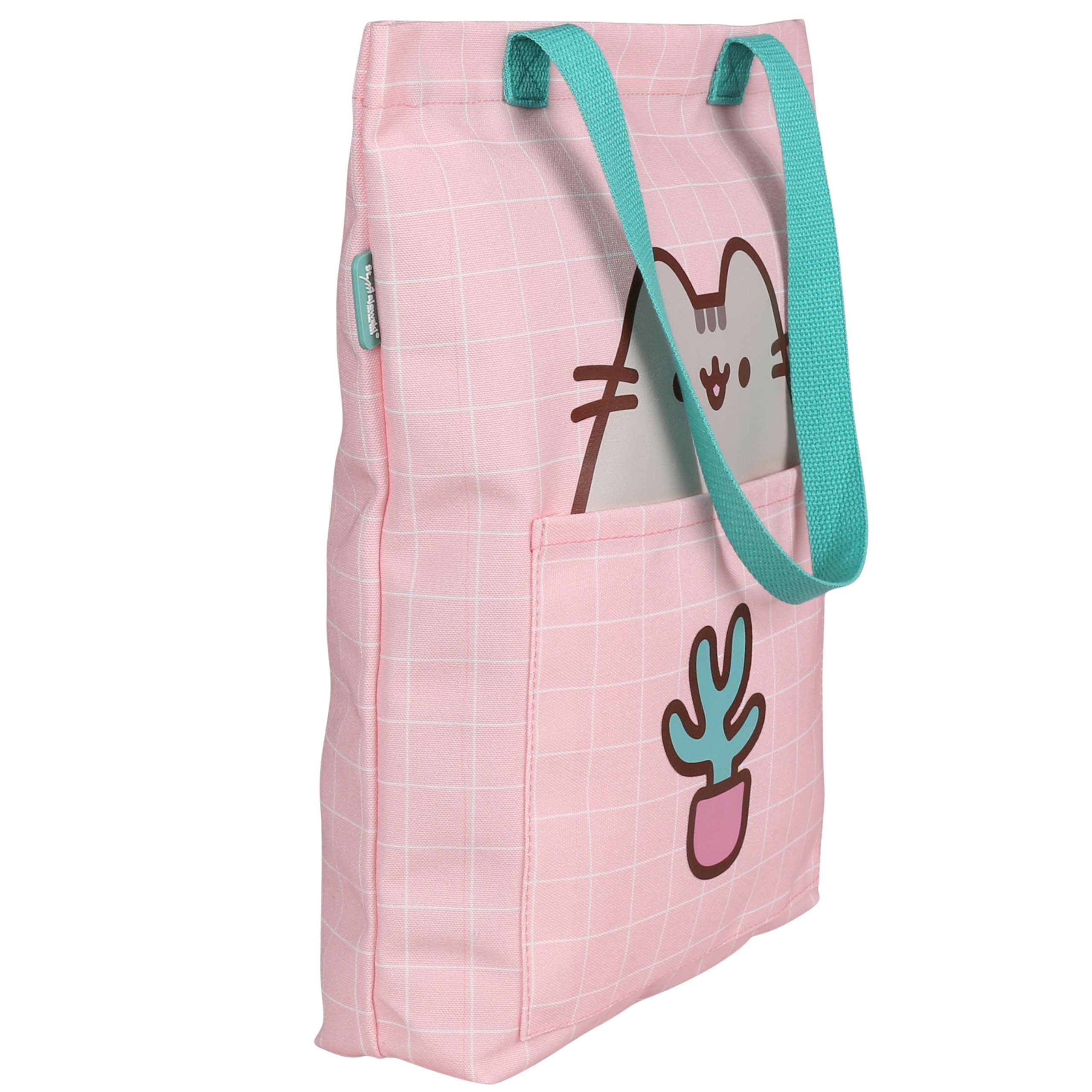 Pusheen Handtasche Pusheen GERÄUMIG Umhängetasche, wiederverwendbare Stoff-Einkaufstasche