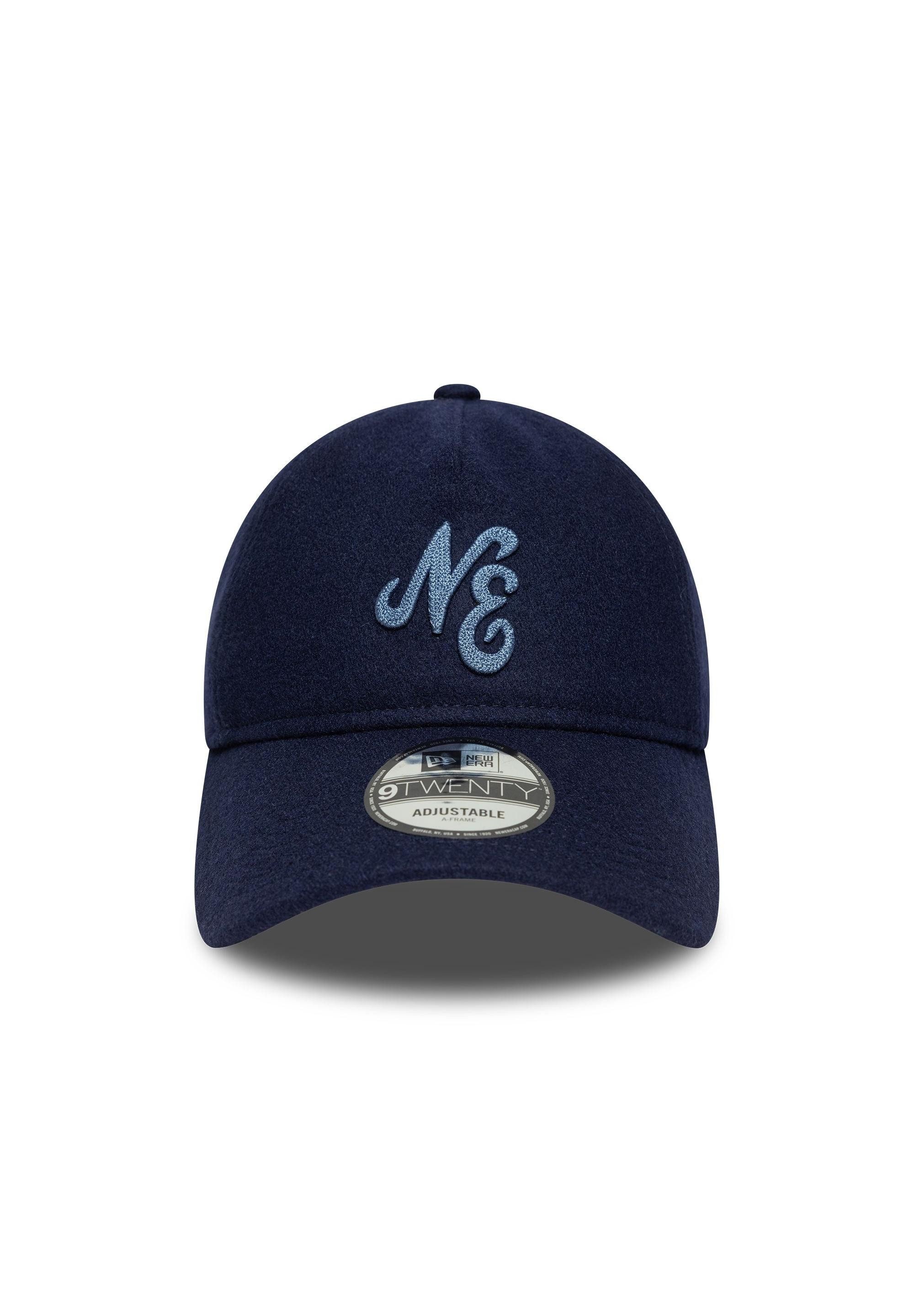 New Era Baseball Cap New Era 9Twenty A-Frame NE Melton Cap Dunkelblau (1-St)