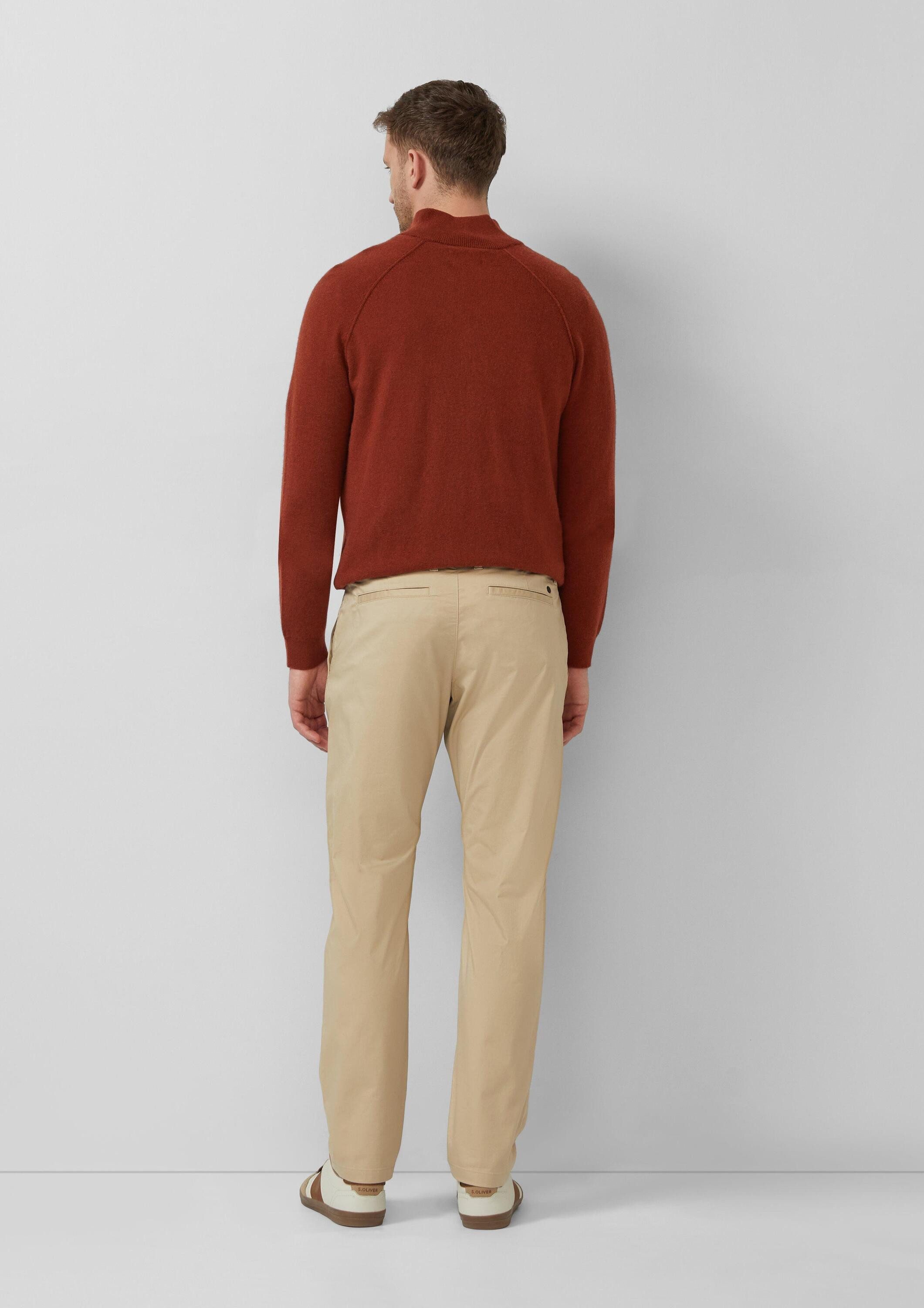 s.Oliver Chinos Hose Elastische Hose aus feinem Baumwollstretch