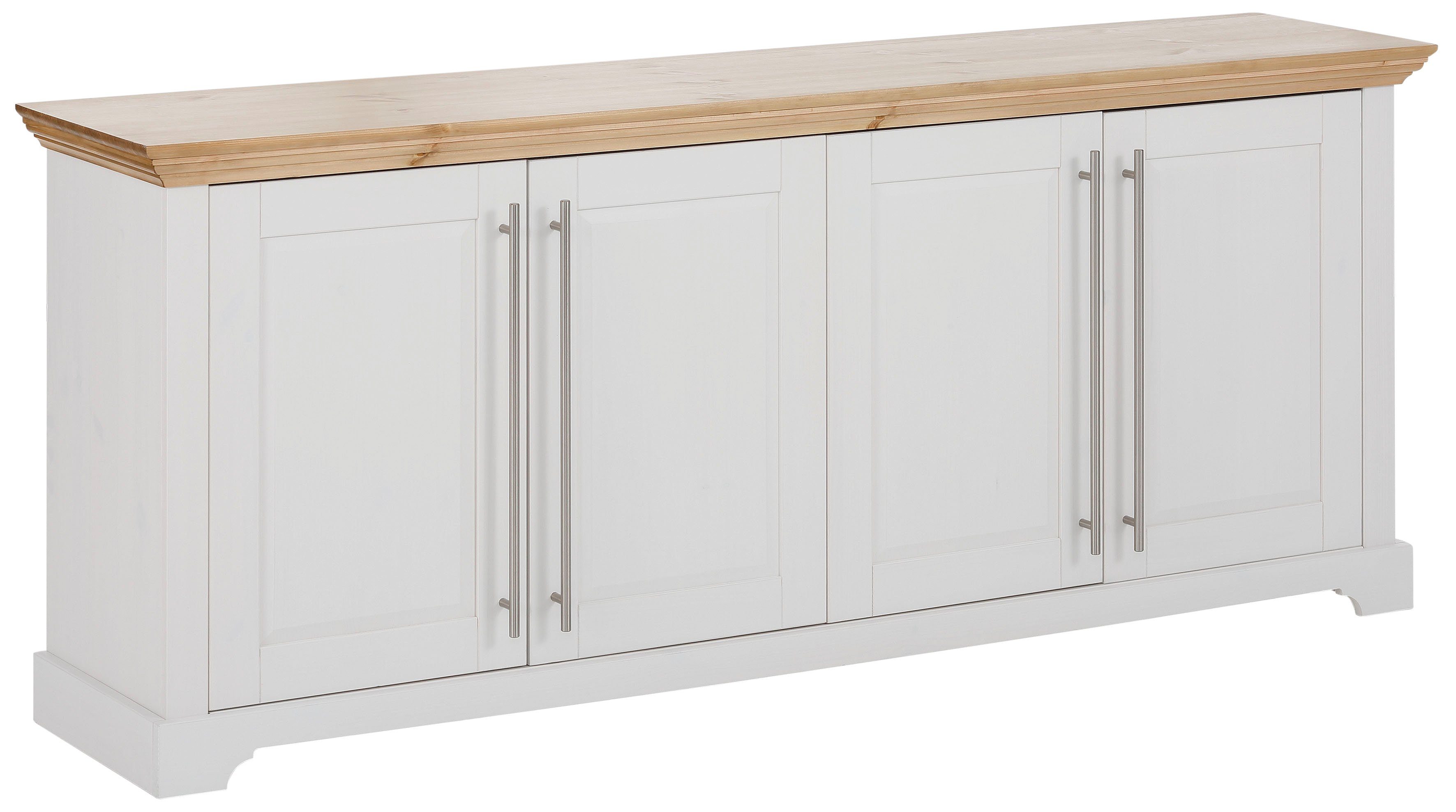 OTTO home Kommode Melissa, Sideboard (Made in EU, Maße (B/T/H): 171/39/70 cm), aus massiver Kiefer, FSC® zertifiziert, 4-türig, Breite 171 cm