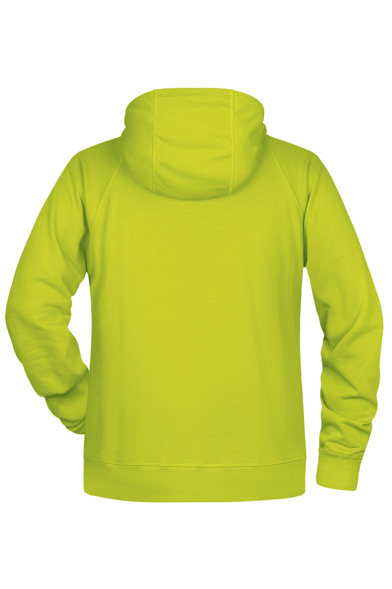 James & Nicholson Kapuzensweatshirt Hochwertiger Herren Kapuzensweat aus Bio-Baumwolle 8024 Hochwertige Sweat-Qualität mit angerauter Innenseite