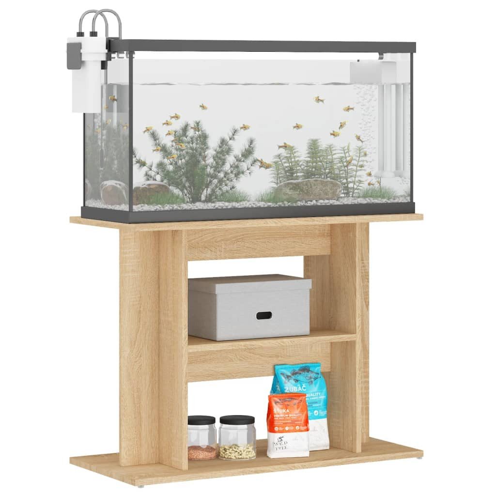 vidaXL Aquariumunterschrank Aquariumständer Sonoma-Eiche 80x35x60 cm günstig online kaufen