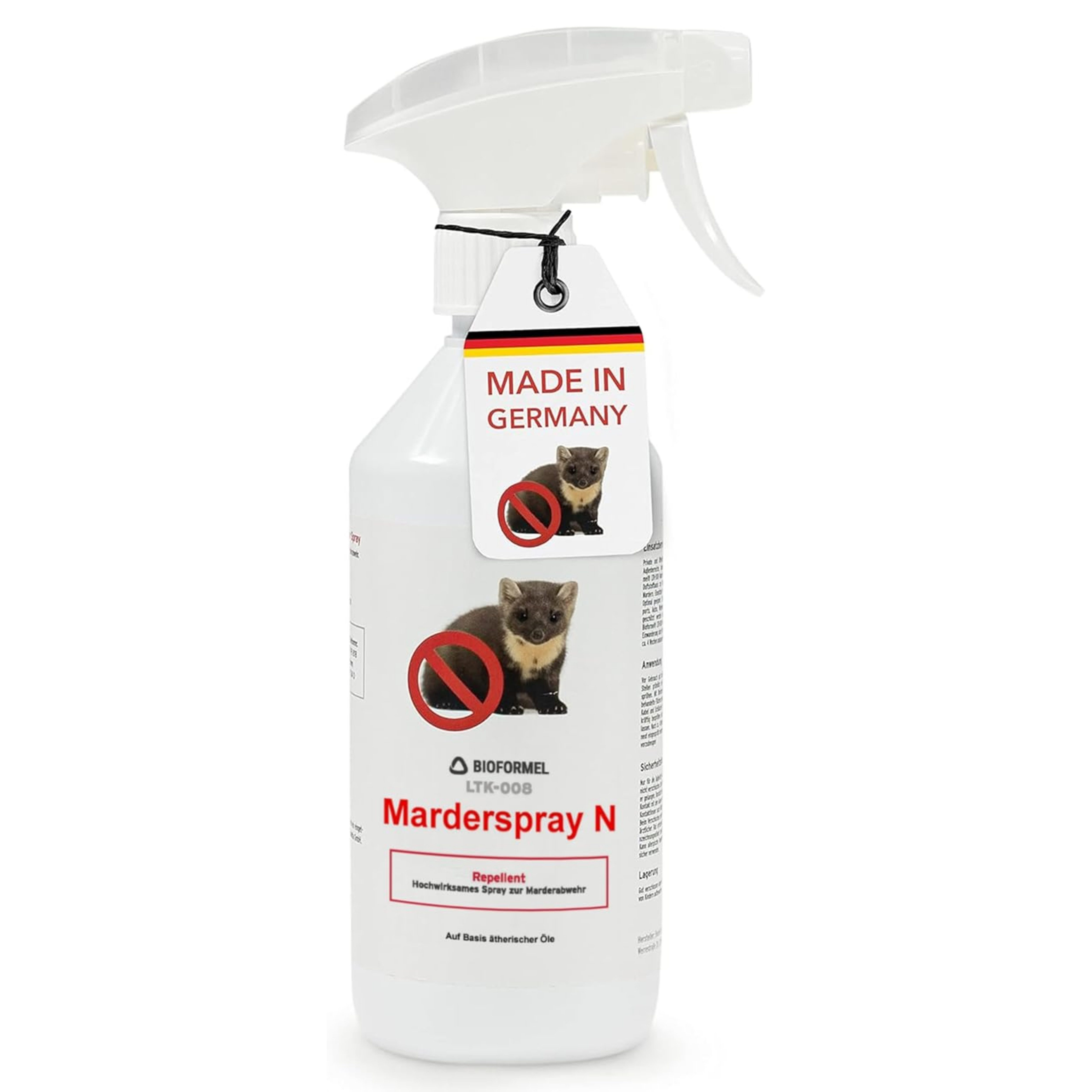 LTK-008 Biodelta Marderspray Marderspray N, 0.5 l, Sprühflasche oder Kanister, Sprühflasche oder Kanister, Anwendungsfertig