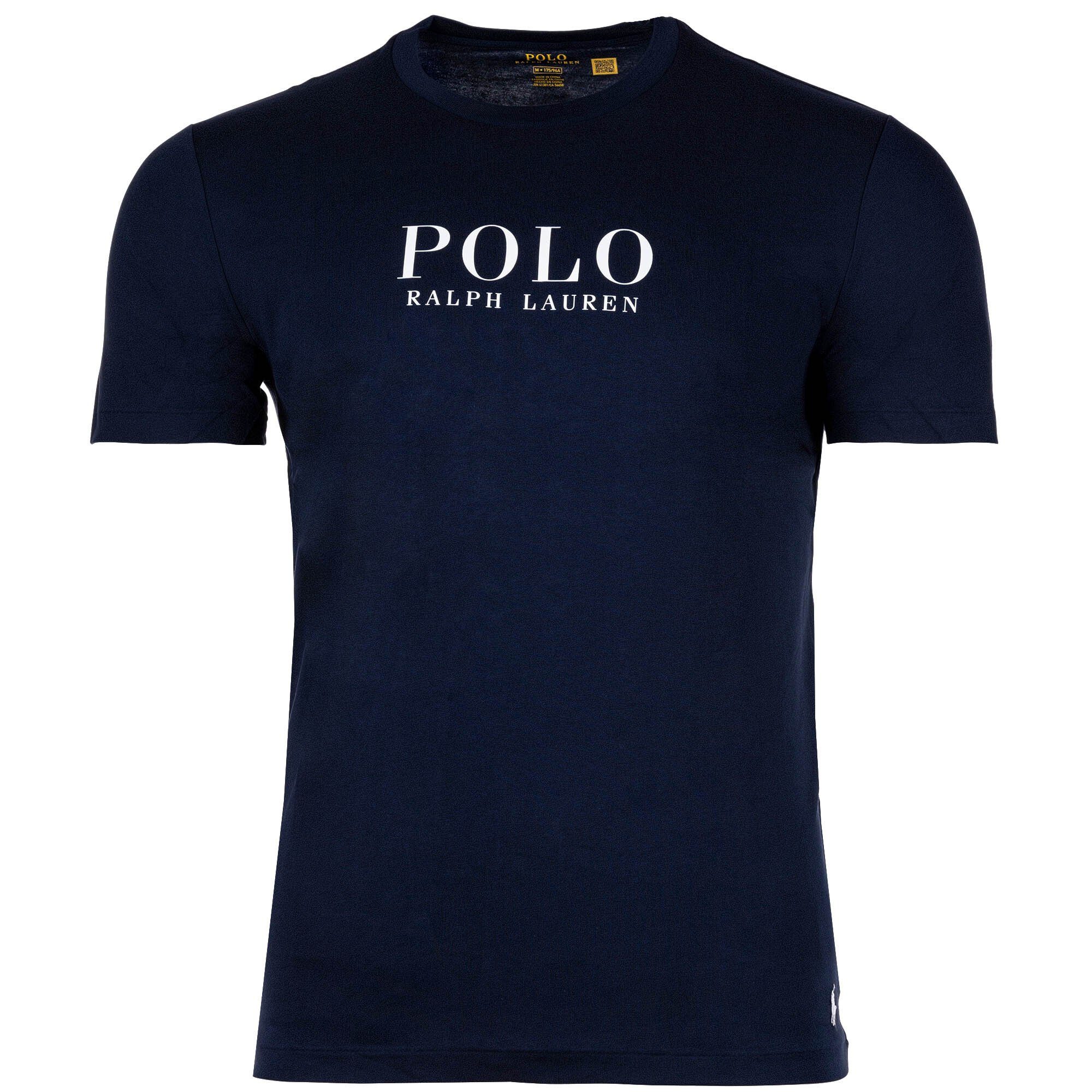 Polo Ralph Lauren T-Shirt Herren T-Shirt - CREW-SLEEP TOP, Schlafshirt Marineblau