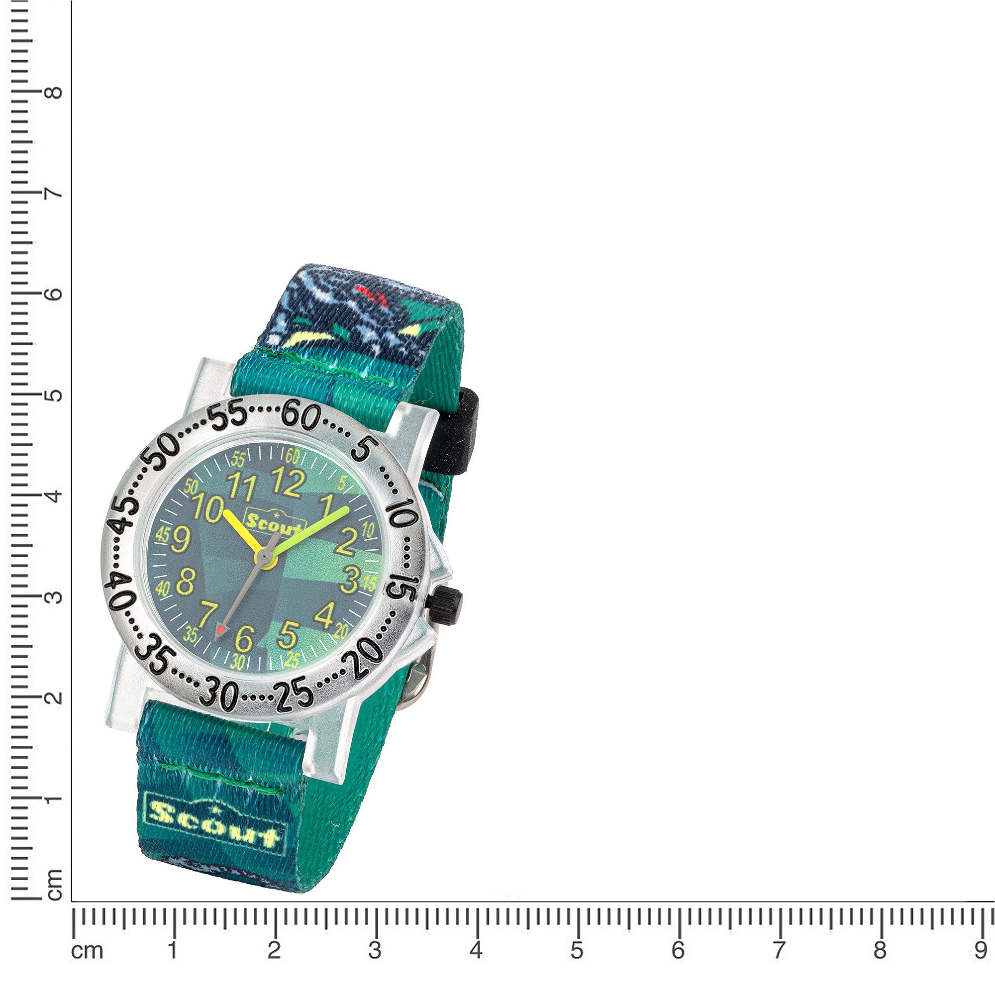 Scout Quarzuhr Dinosaurier 164000213, Armbanduhr, Kinderuhr, Junge, analog