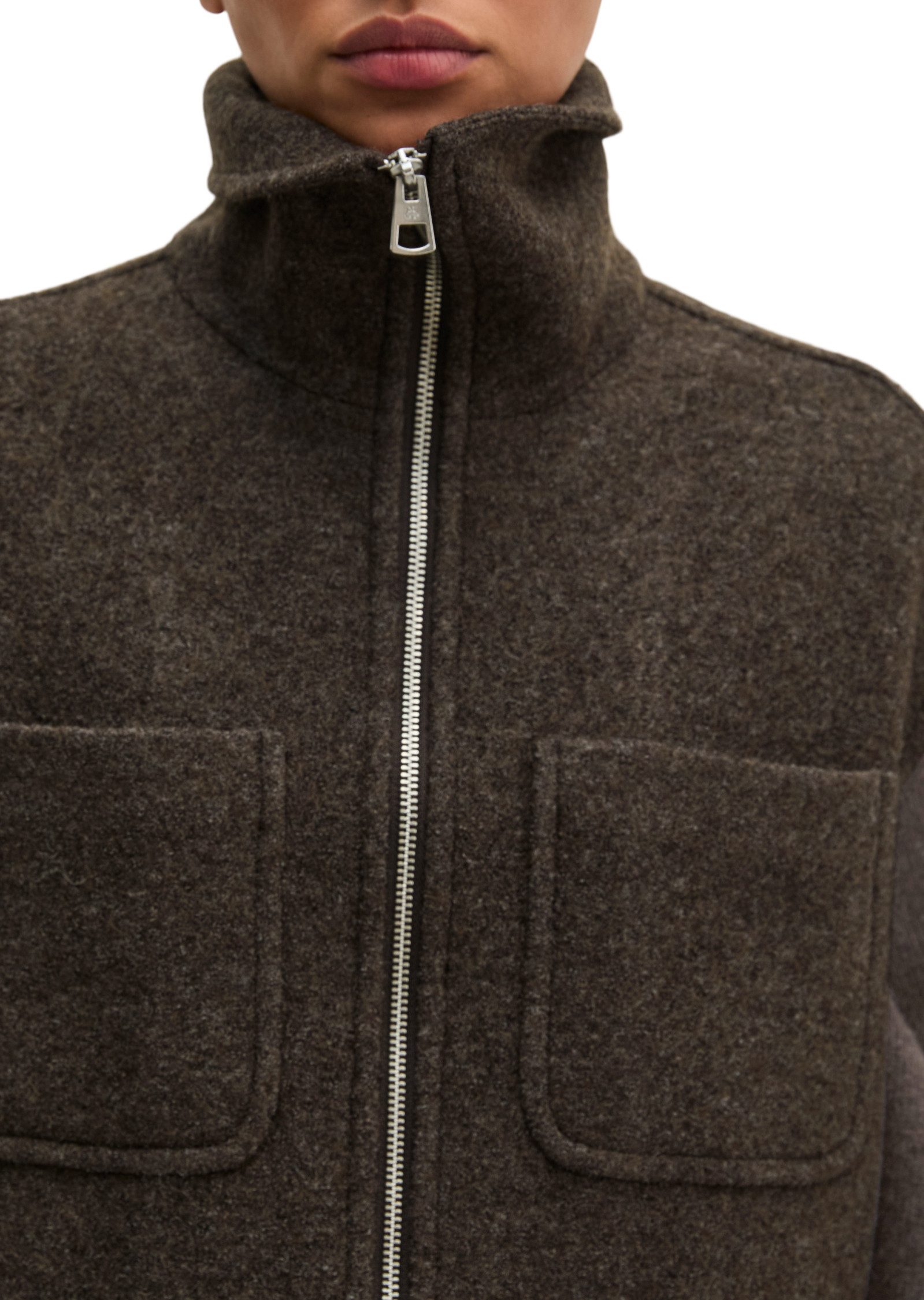 Marc O'Polo Anzugweste aus Boiled Wool Melange – Bild 4 von 5