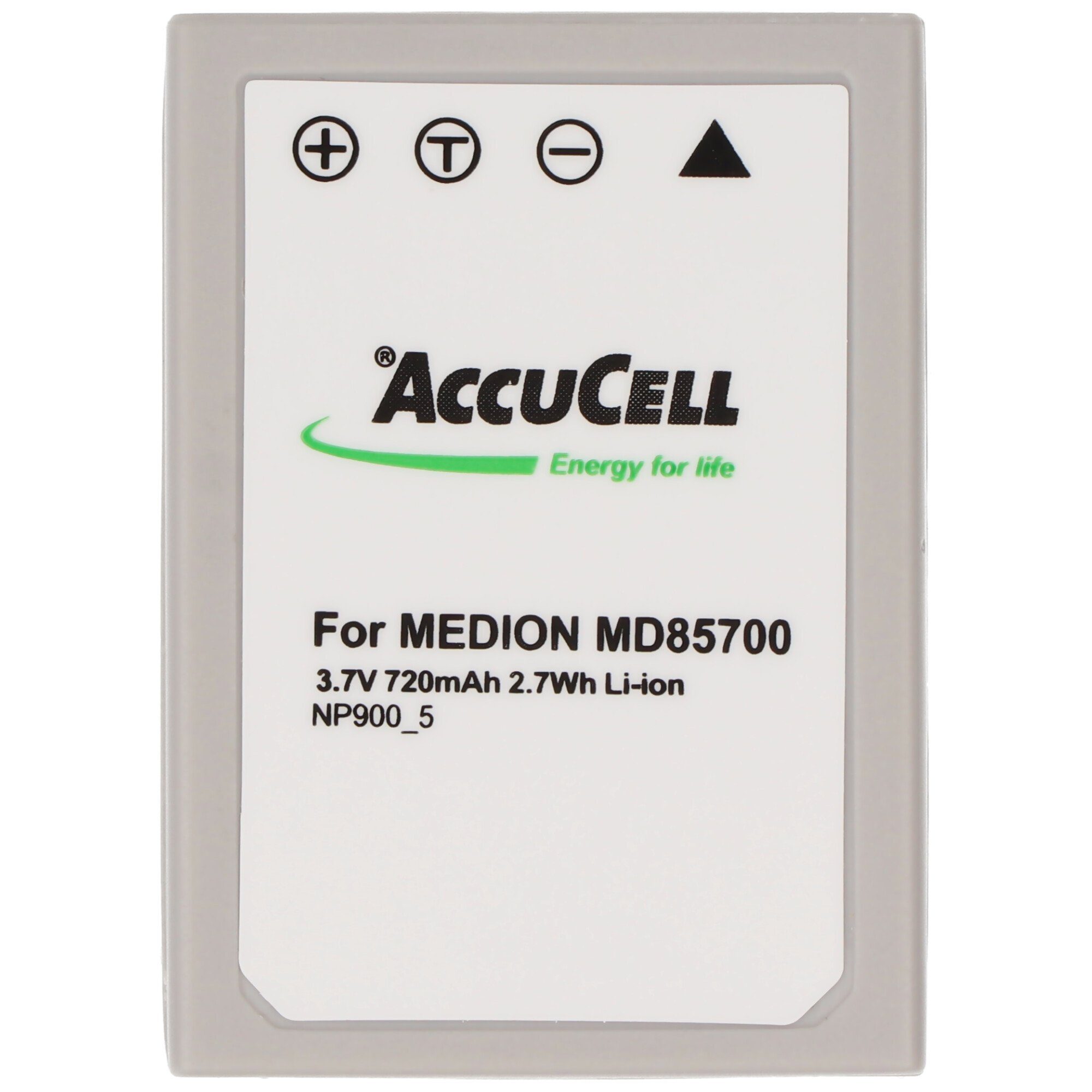 Akku für 650 V) Akku AccuCell MEDION AccuCell 02491-0026-00 mAh (3,7 passend