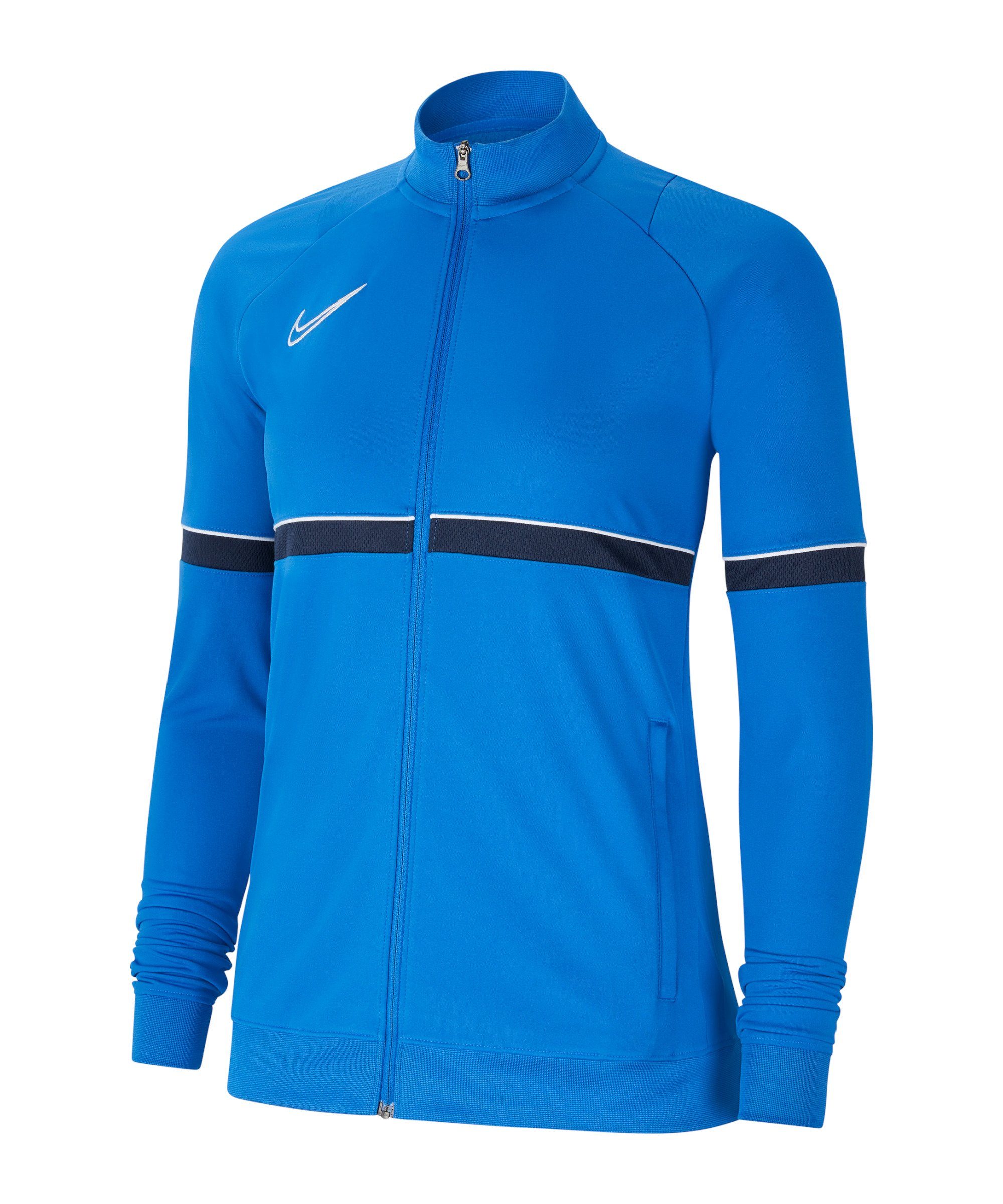 Nike Trainingsjacke Academy 21 blauweiss Damen Trainingsjacke