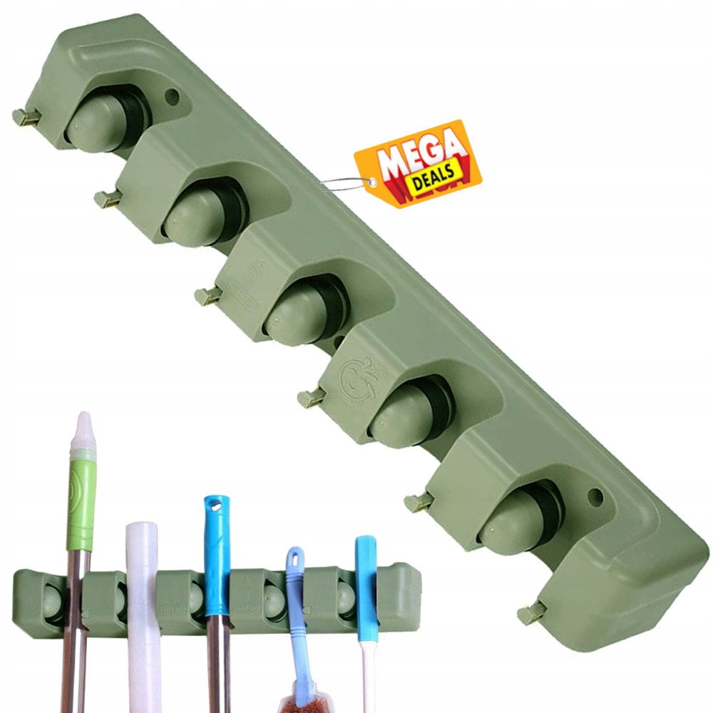 MEGADEALS Werkzeughalter Besen Halter Wandhalterung Besenmopp-Halter günstig online kaufen