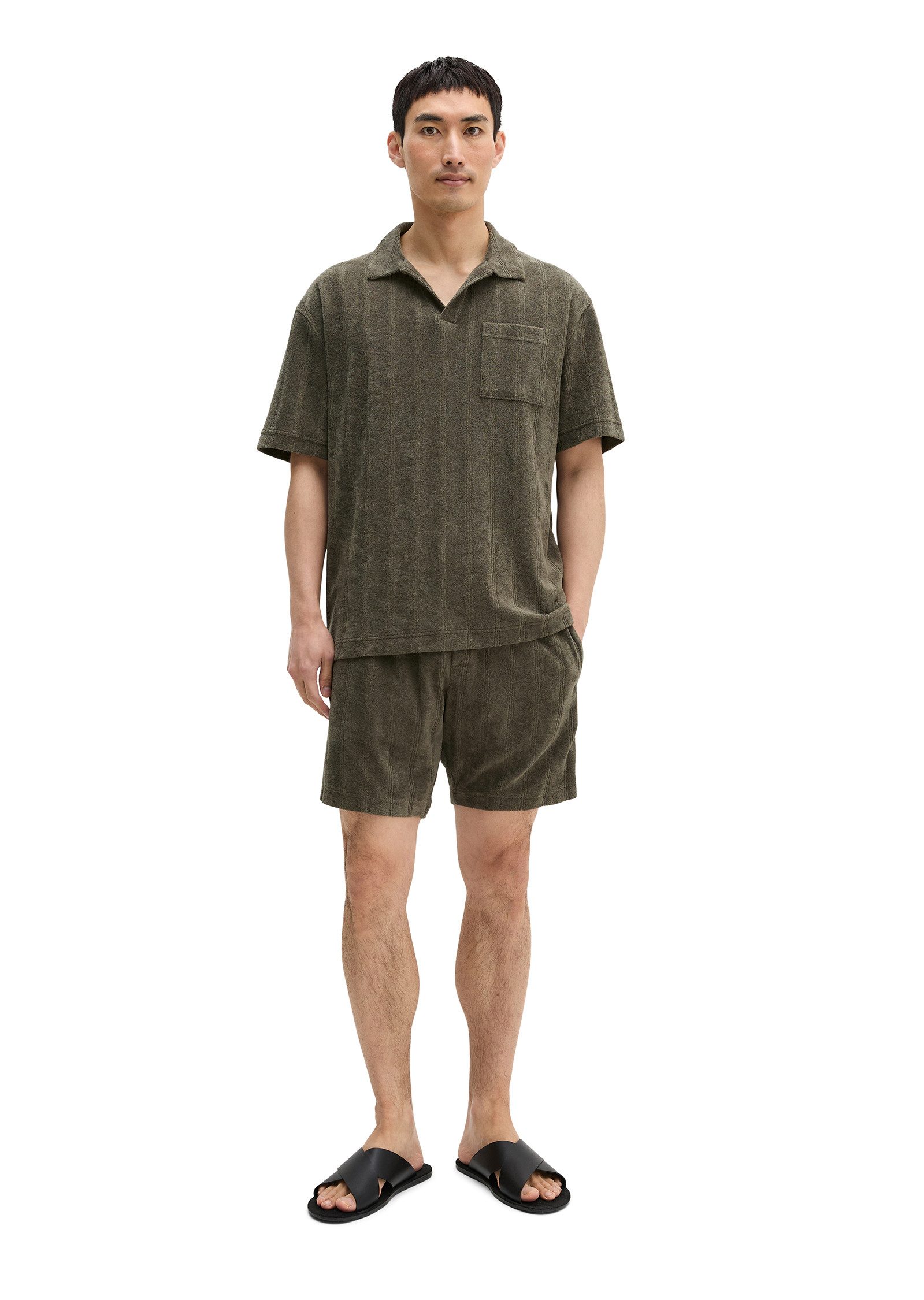 Marc O'Polo Poloshirt aus Bio-Baumwoll-Frottee – Bild 5 von 5