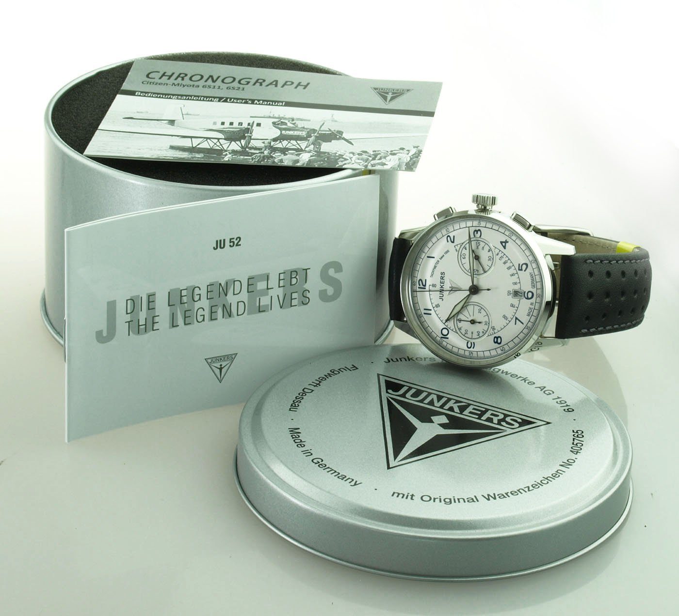 Junkers-Uhren G38 Chronograph Herren Uhr