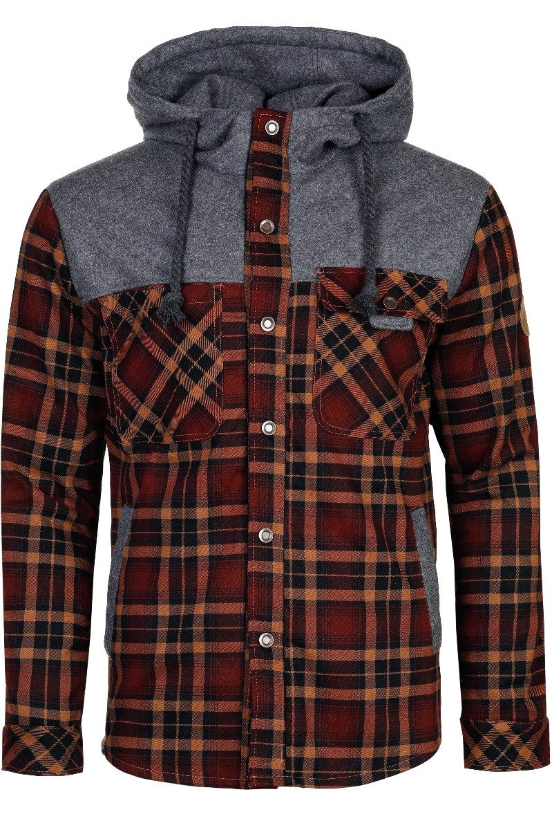 Piz Palü Outdoorjacke Hemdjacke Herren - TACHERTING - rot