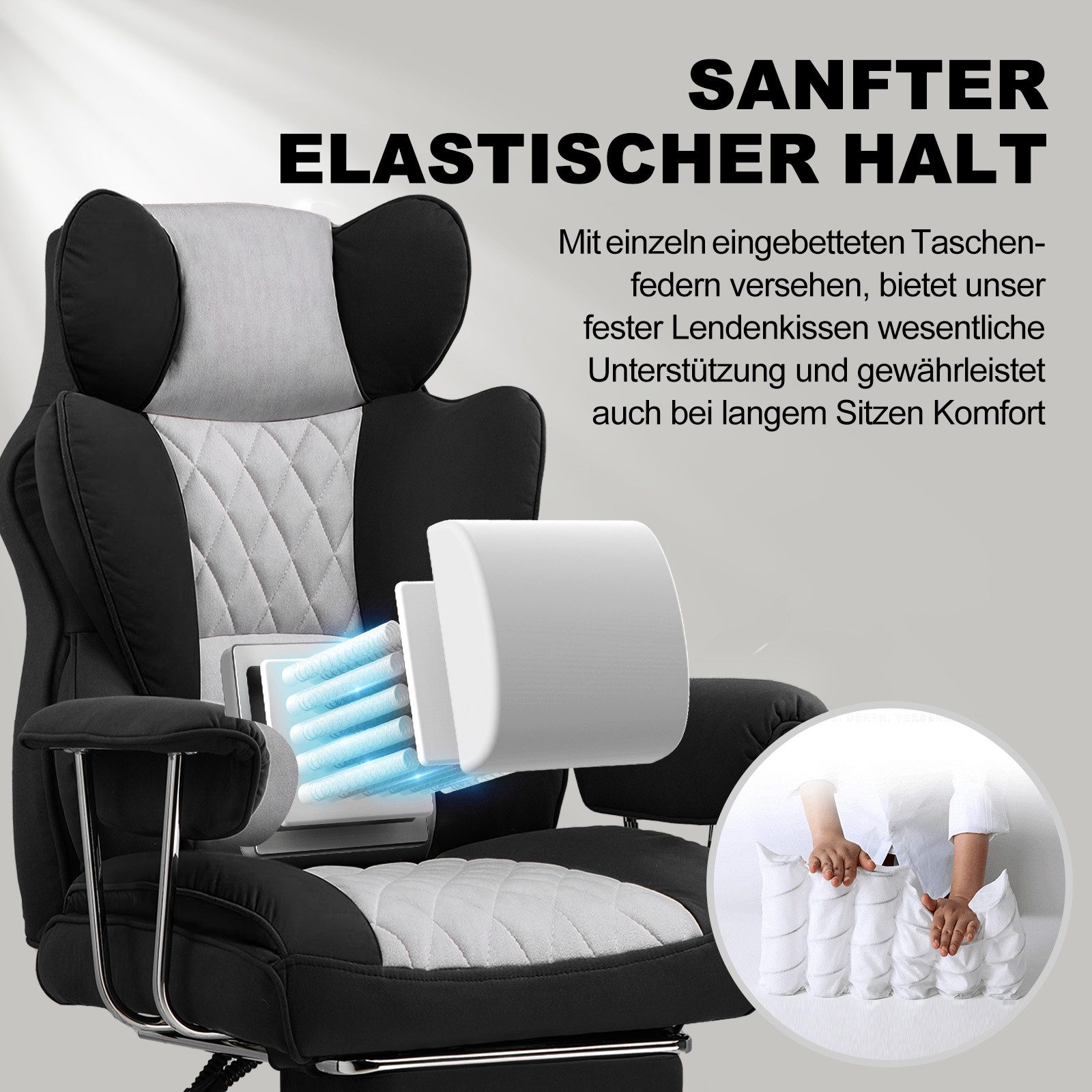 GTPLAYER Gaming-Stuhl Gaming Stuhl, Gamer Stuhl, günstig online kaufen