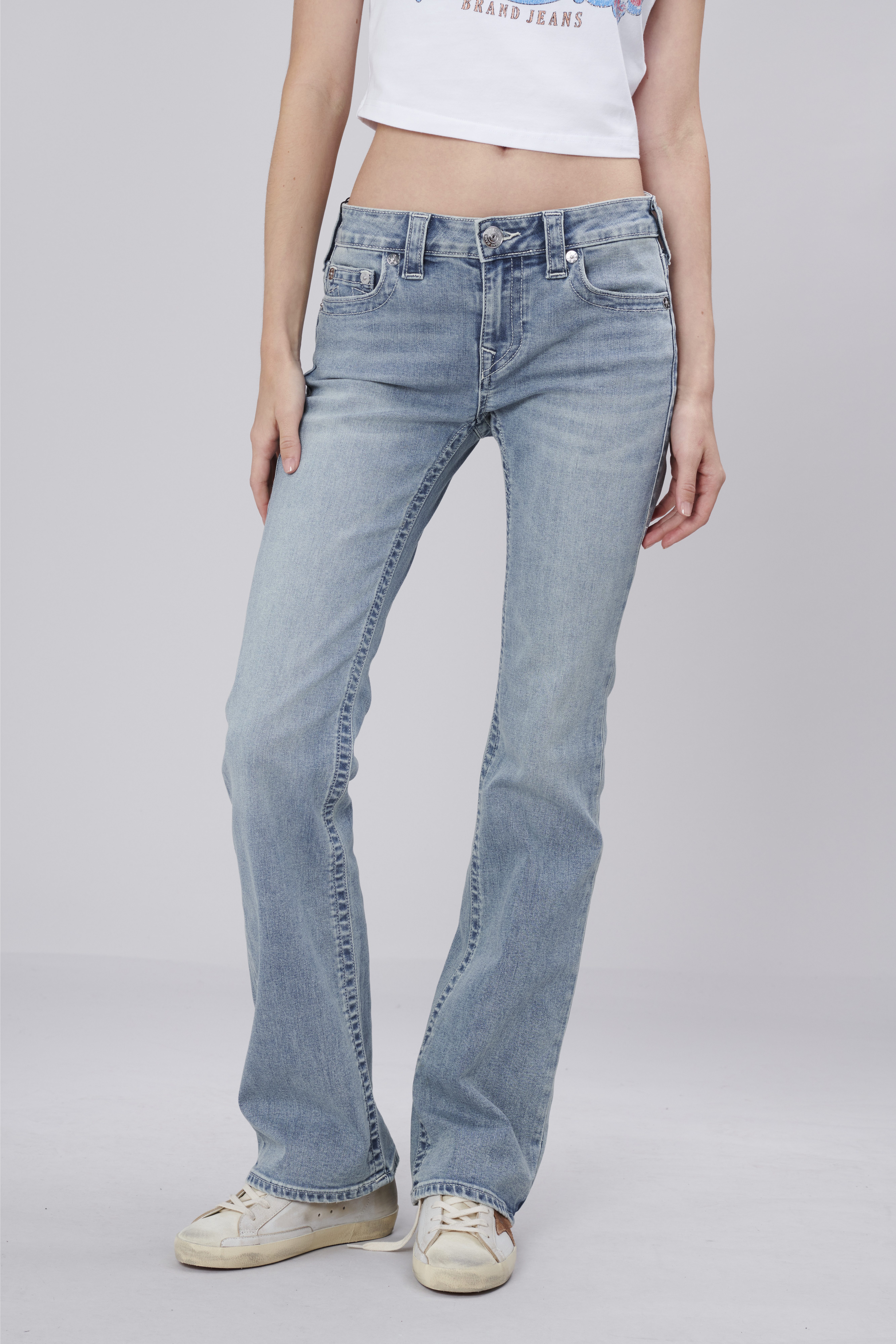 True Religion Bootcut-Jeans BECCA LOW RISE BOOTCUT? Baumwollmischung, bootcut fit