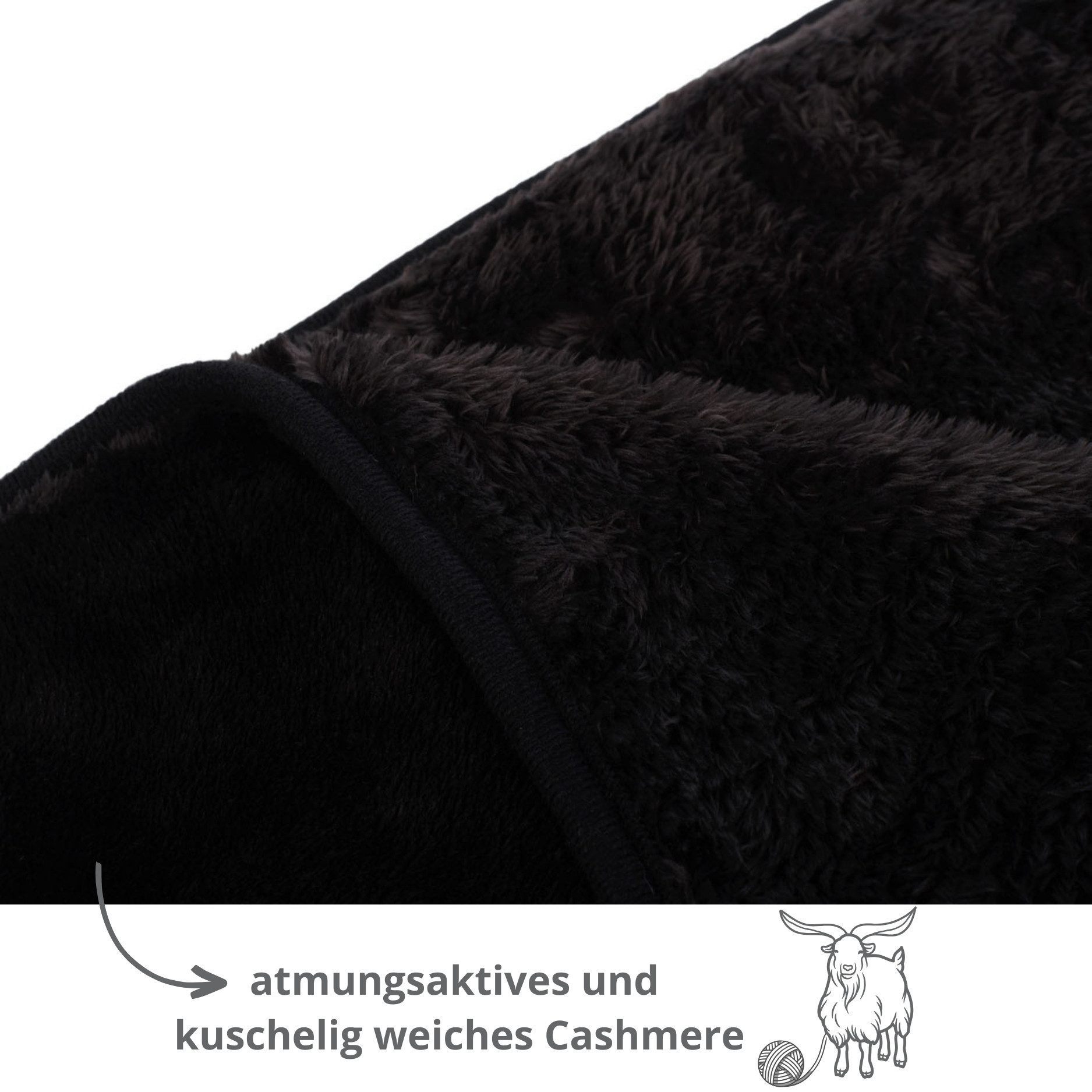 Wohndecke Kuscheldecke Cashmere Feeling, liebling, wärmeisolierend, feuchtigkeitsregulierend, aus High-Tech Mikrofaser