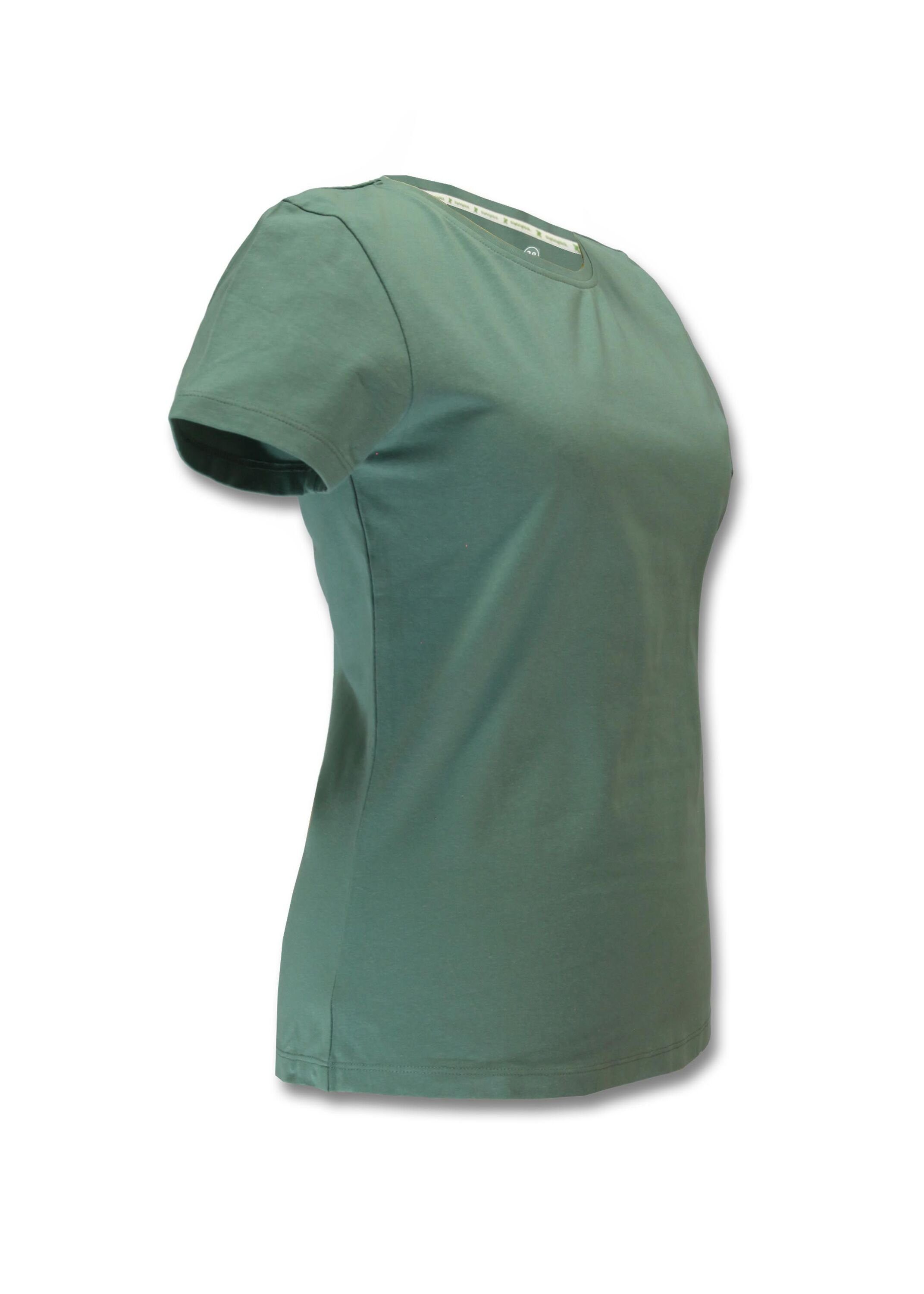 Funktionsshirt aus Lynn für Gipfelglück Damen, Green Bio-Baumwolle