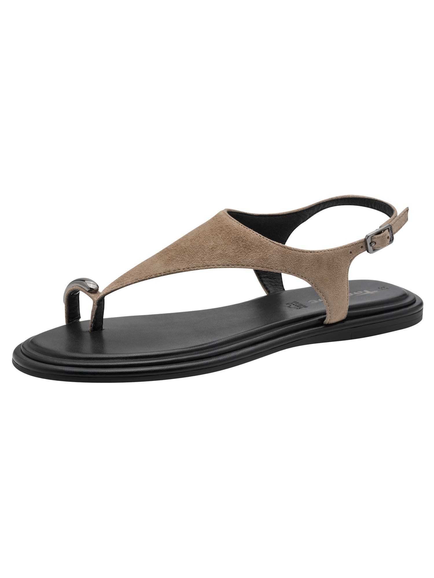 Tamaris ANTIslide aus Leder kein Absatz 1-28142-46 Sandale ANTIslide