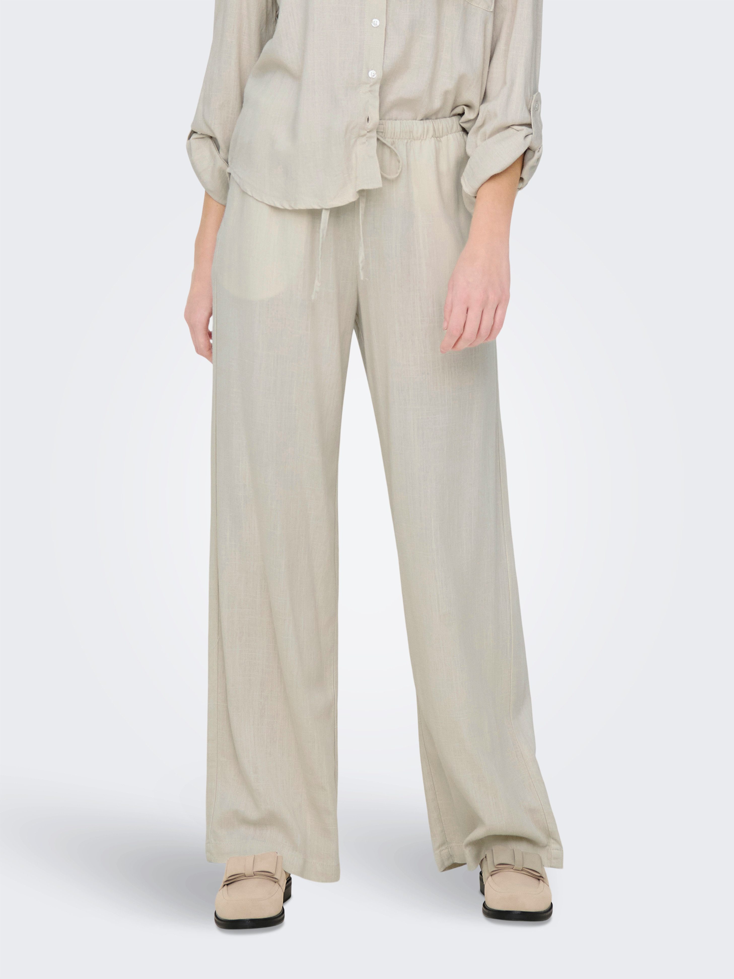 JDY Schlupfhose JDYCAYA LINEN MW PANT WVN DIA Sommerhose mit Leinen günstig online kaufen