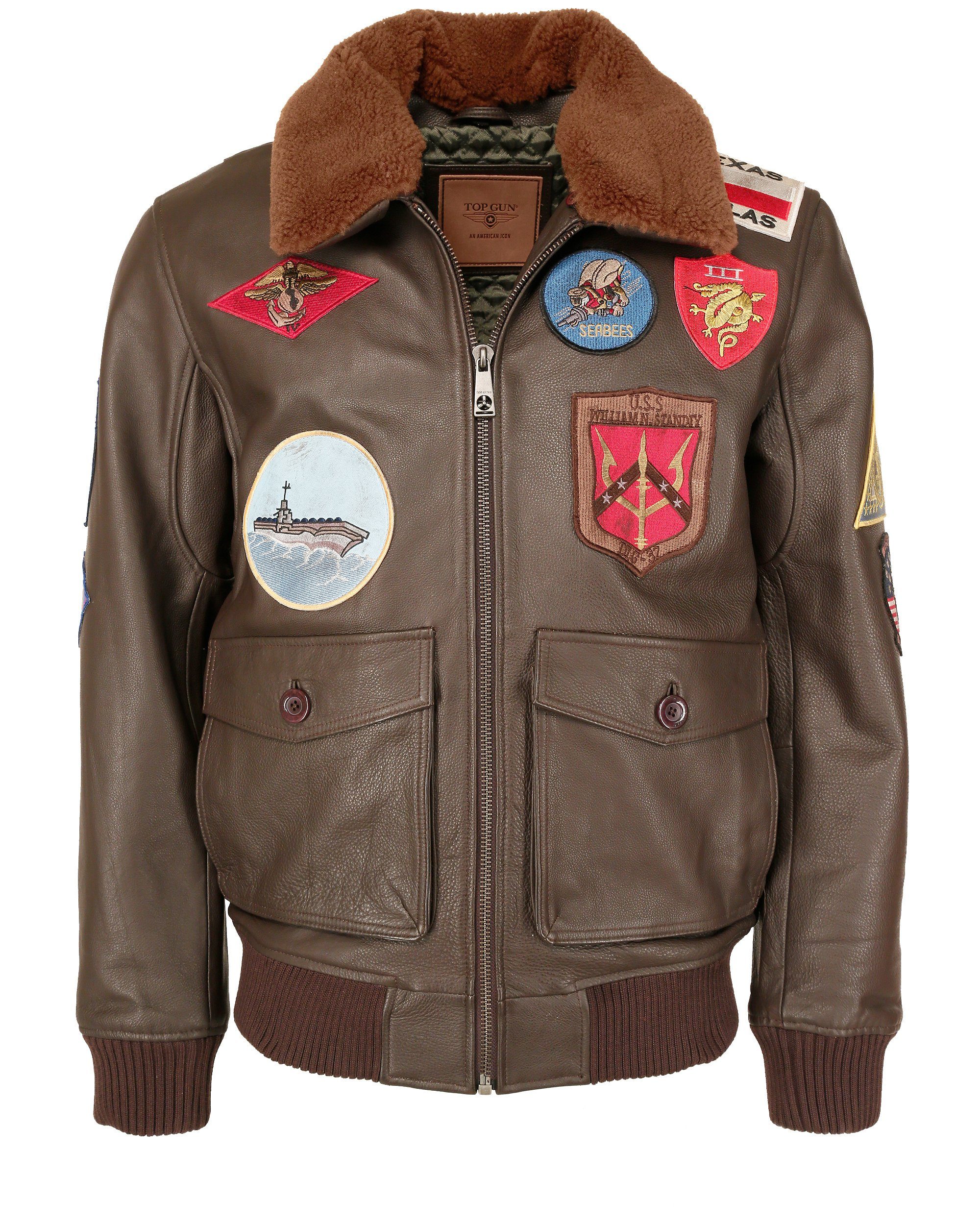 TOP GUN Lederjacke TG20201007