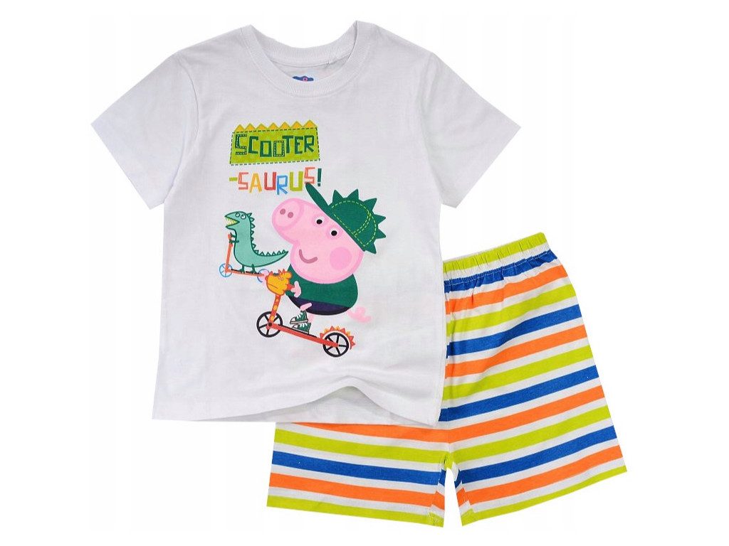 George Pig Schlafanzug Für Jungen – Langarm-Pyjama Mit Charakter-Motiven, Weltraum-Design