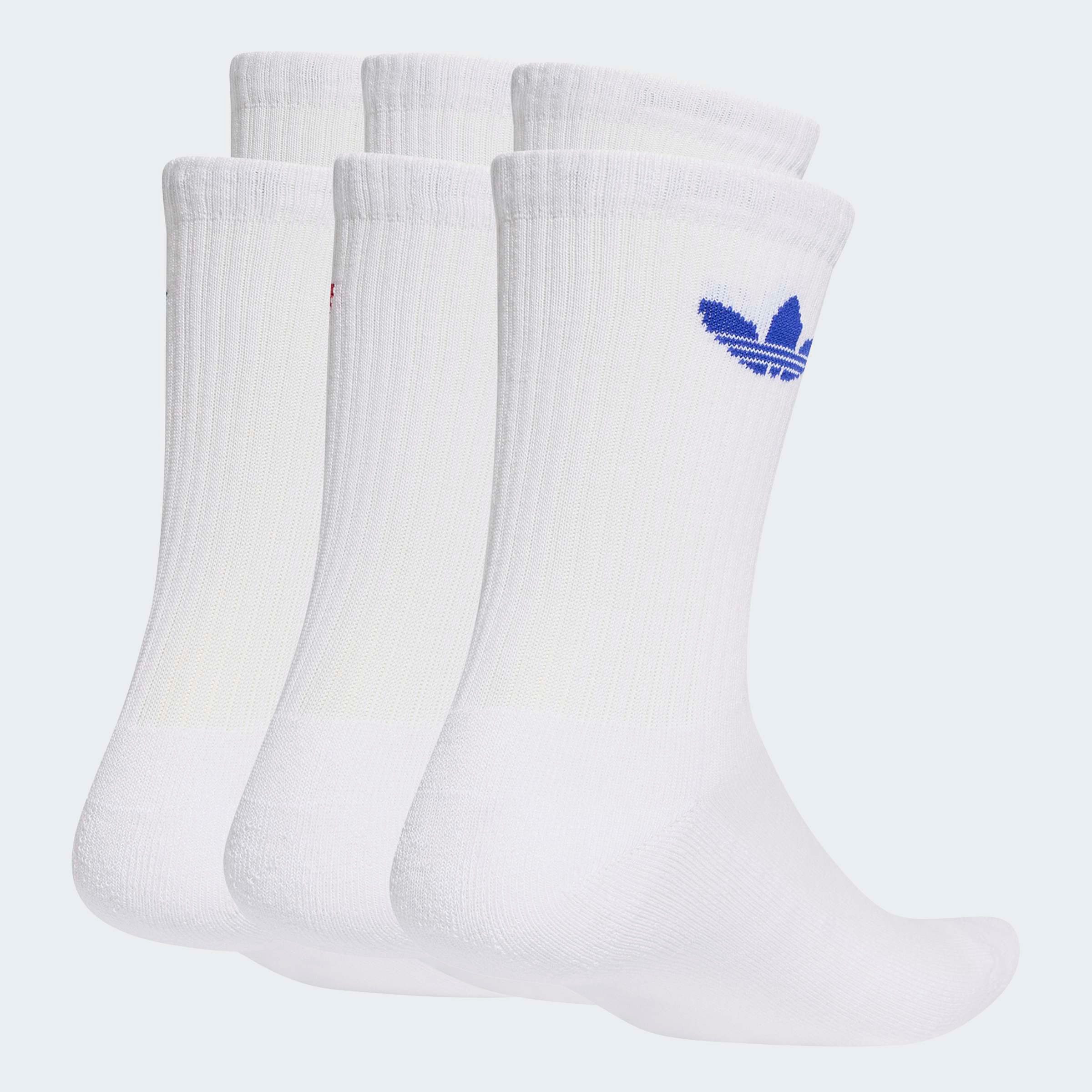 adidas Originals Sportsocken TREFOIL CUSHION CREW, 6 PAAR (6-Paar) für Erwachsene, im praktischen 6er-Pack, mit Trefoil Logo
