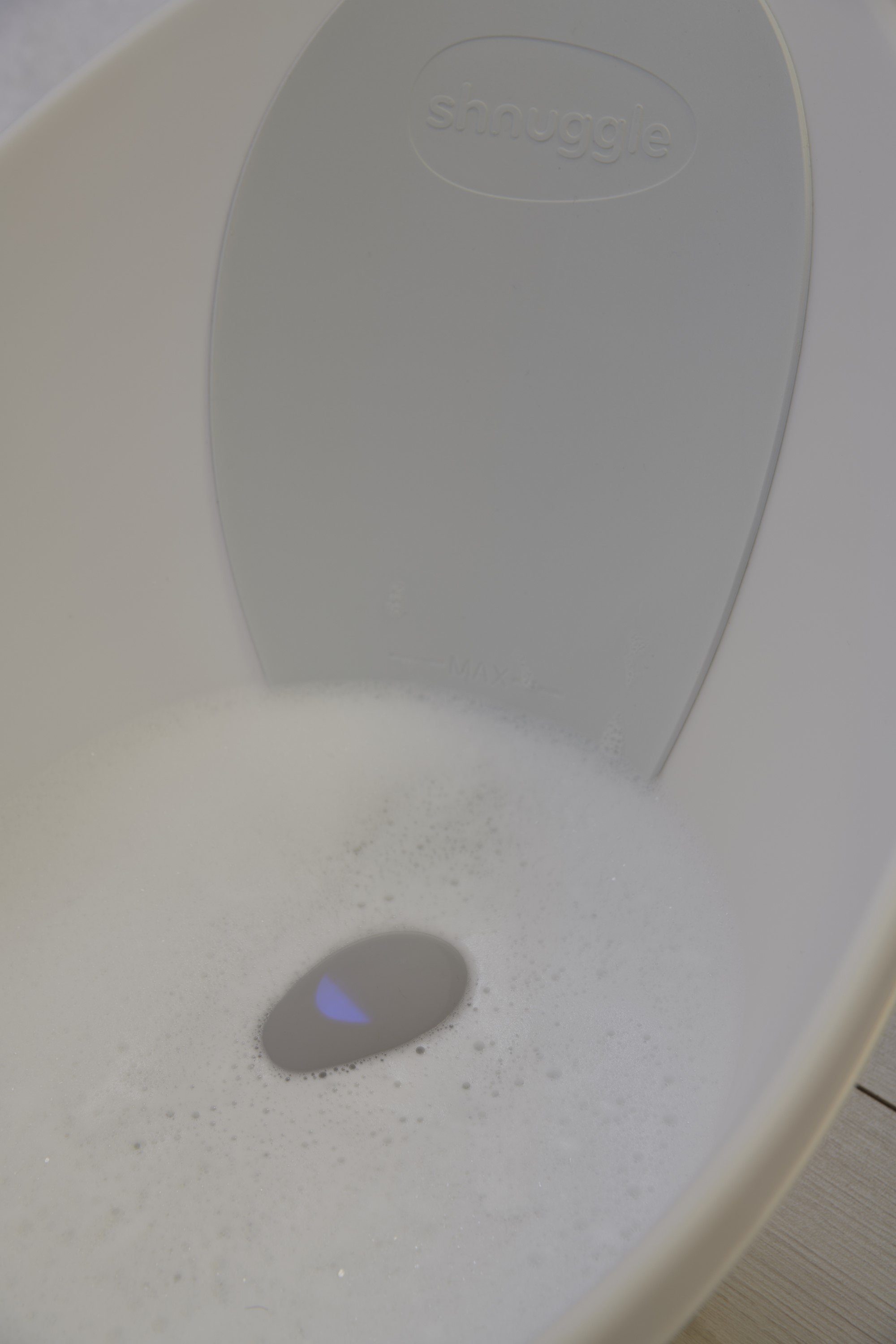 Shnuggle Babybadewanne Badethermometer Kieselstein