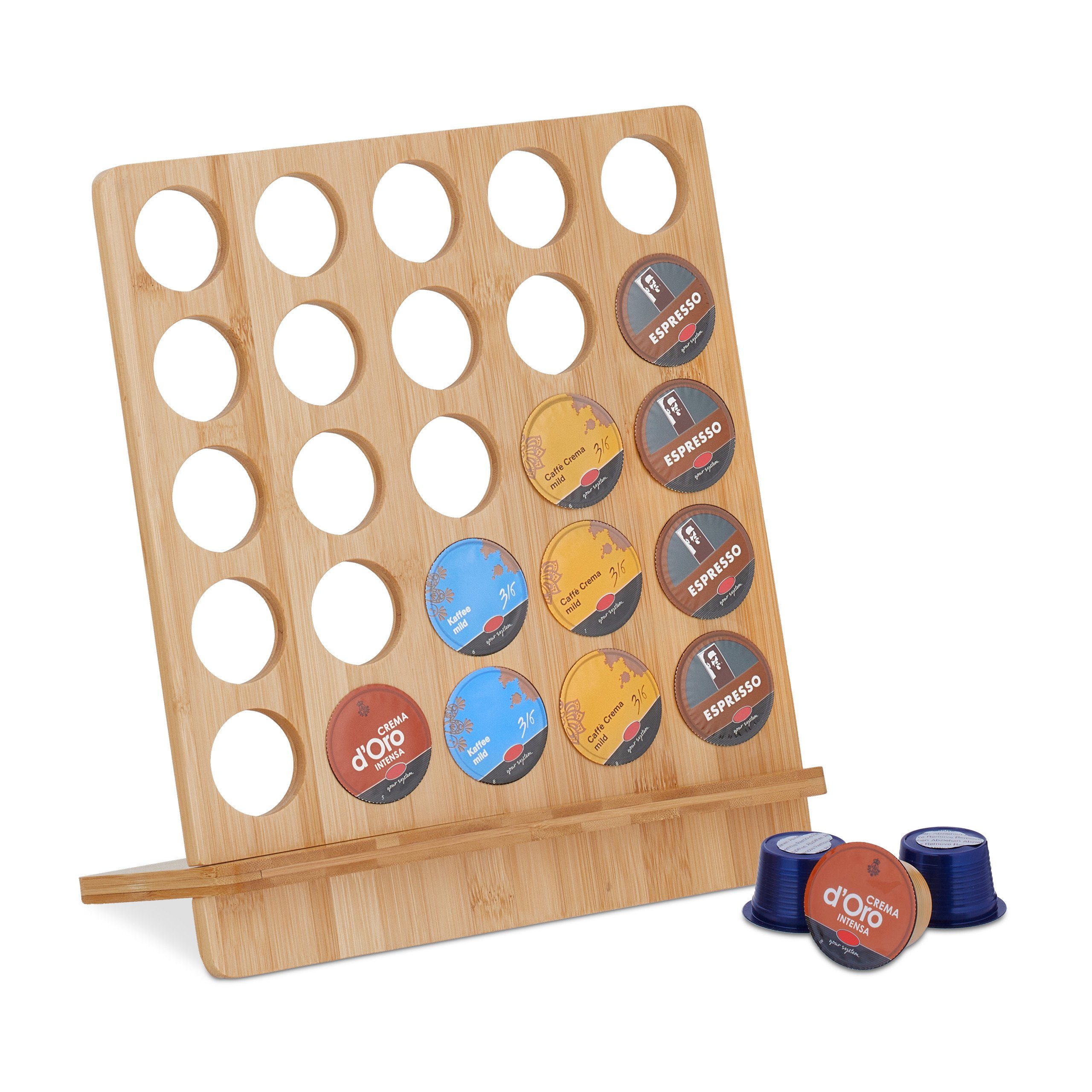 relaxdays Kapselhalter Cafissimo Kapselhalter für 25 Kapseln