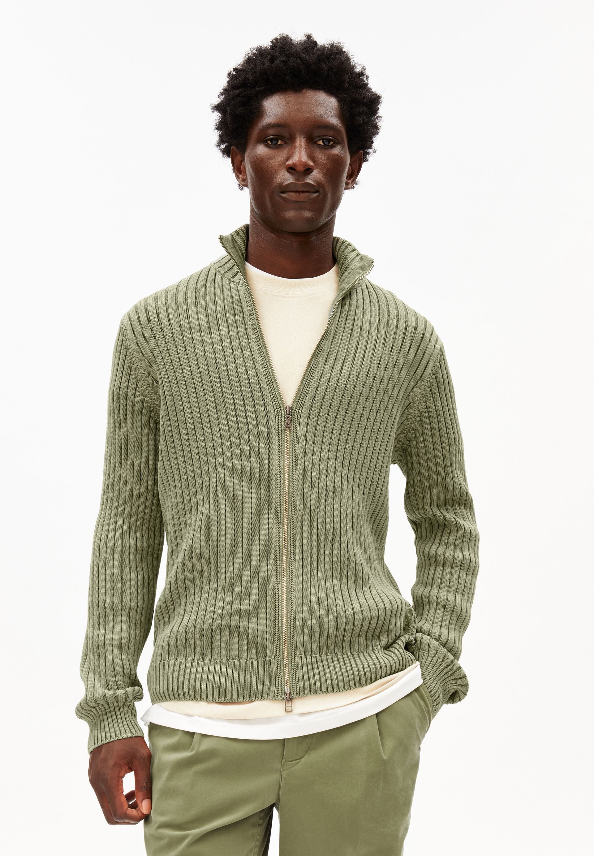 Armedangels Cardigan PIGMENT DYE Strickjacke aus Bio-Baumwolle (Regular Fit)