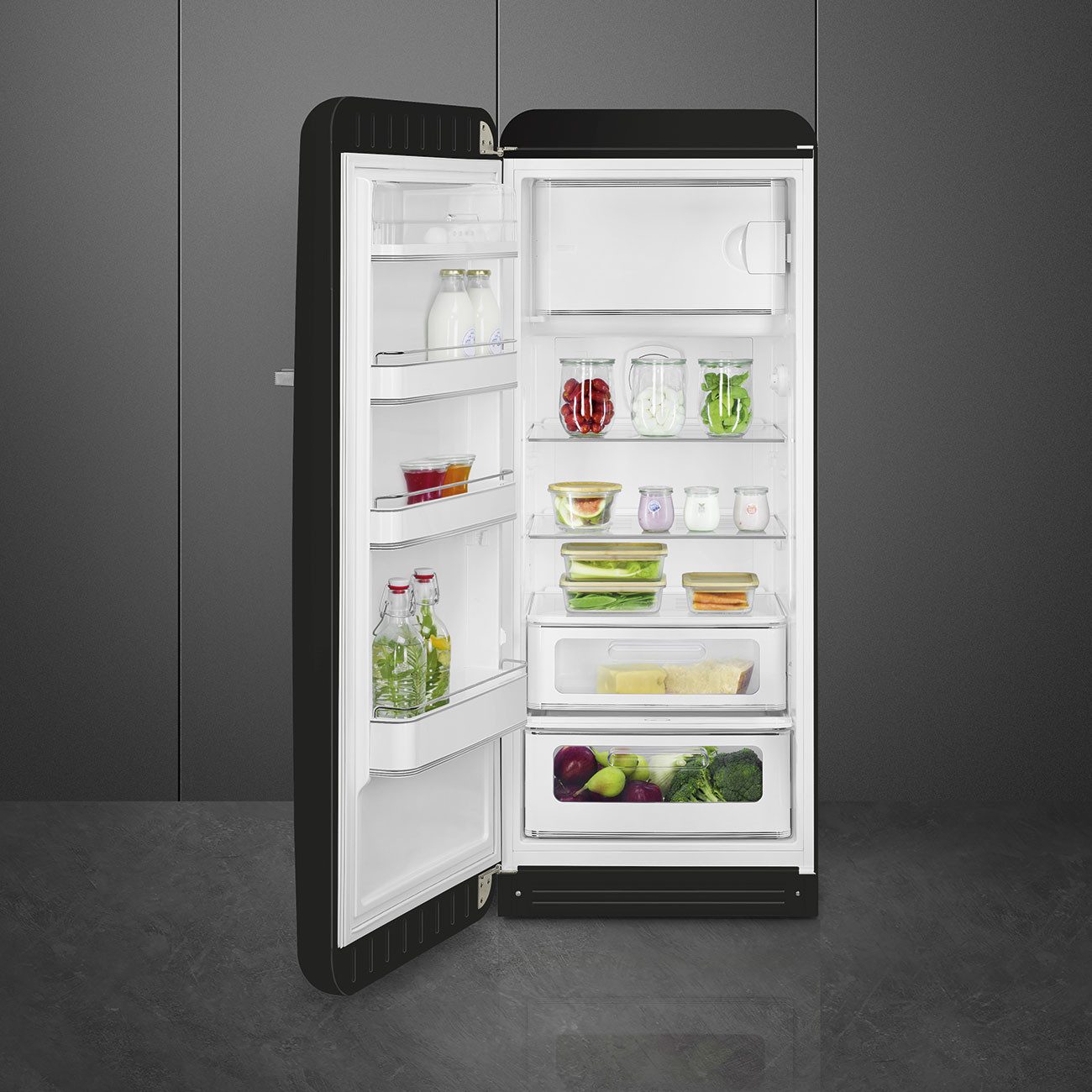 Smeg Kühl-/Gefrierkombination FAB28LBL6, 153.0 cm hoch, 60.01 cm breit, Retro-Design