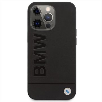 BMW Smartphone-Hülle BMW Hard Case Metal Logo für Apple iPhone 14 Pro Max Cover Schwarz