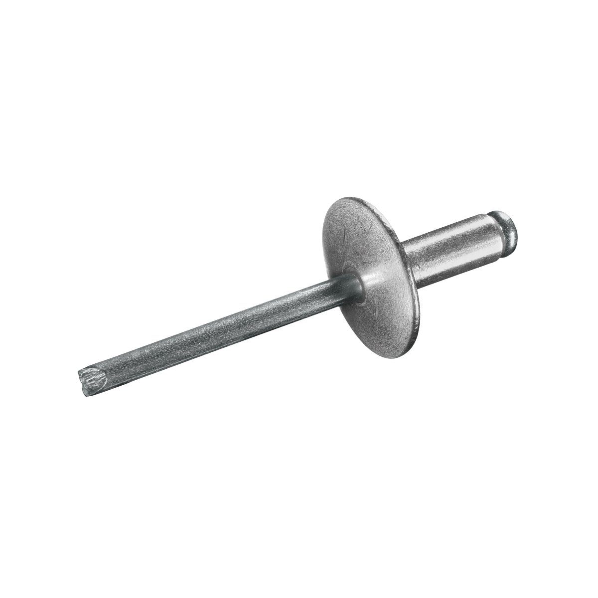 GOEBEL GmbH Blindniete 7072132600, (500x Großkopf - Aluminium / Stahl - 3,2 x 6,0 mm mit Großkopf, 500 St., Großkopf Niete – Blindniete -Popniete), STANDARD