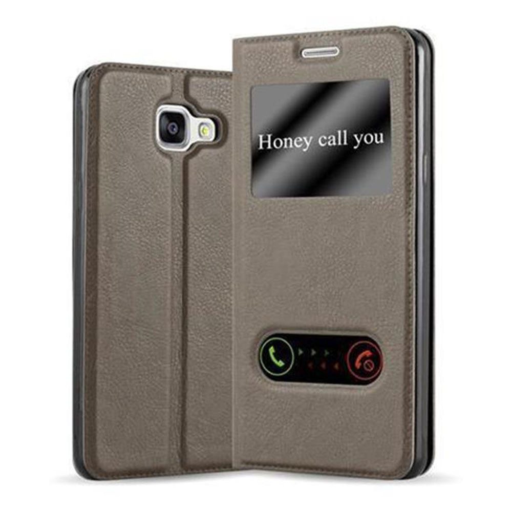 Cadorabo Handyhülle für Samsung Galaxy A5 2016 Hülle Samsung Galaxy A5 2016, Klappbare Handy Schutzhülle - Hülle - mit Standfunktion und Kartenfach