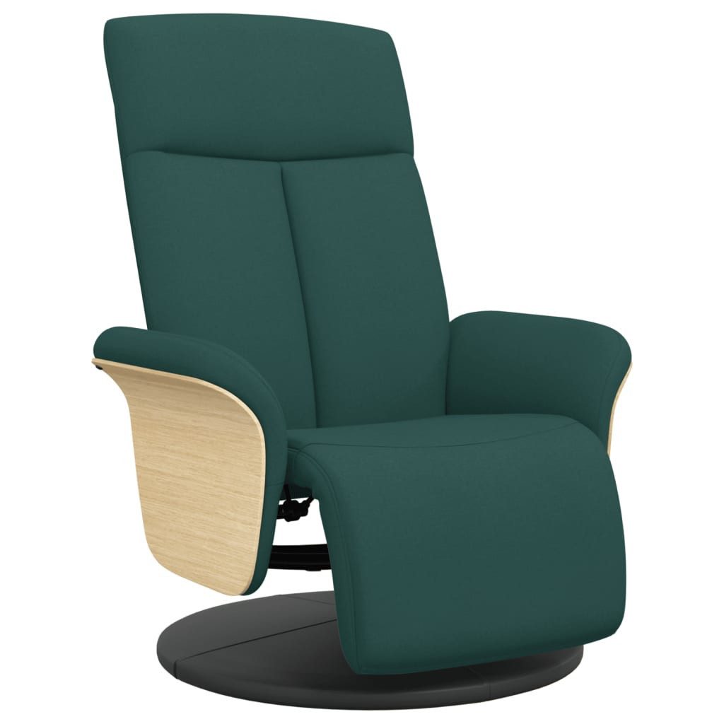 vidaXL Sessel Relaxsessel mit Fußteil Dunkelgrün günstig online kaufen