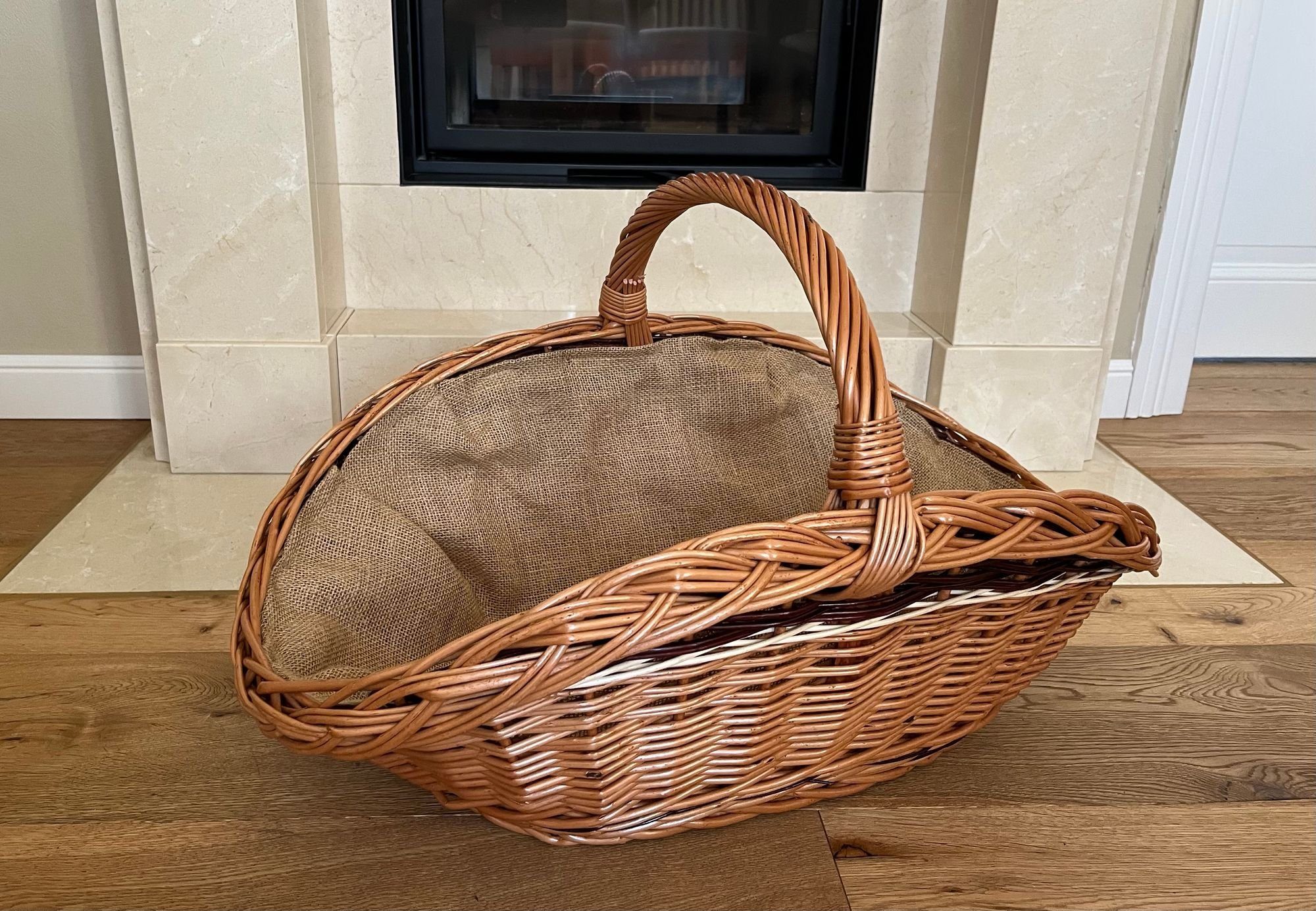 DSH DEKO SHOP HANNUSCH Kaminholzkorb Kaminkorb 3 mit Jute günstig online kaufen