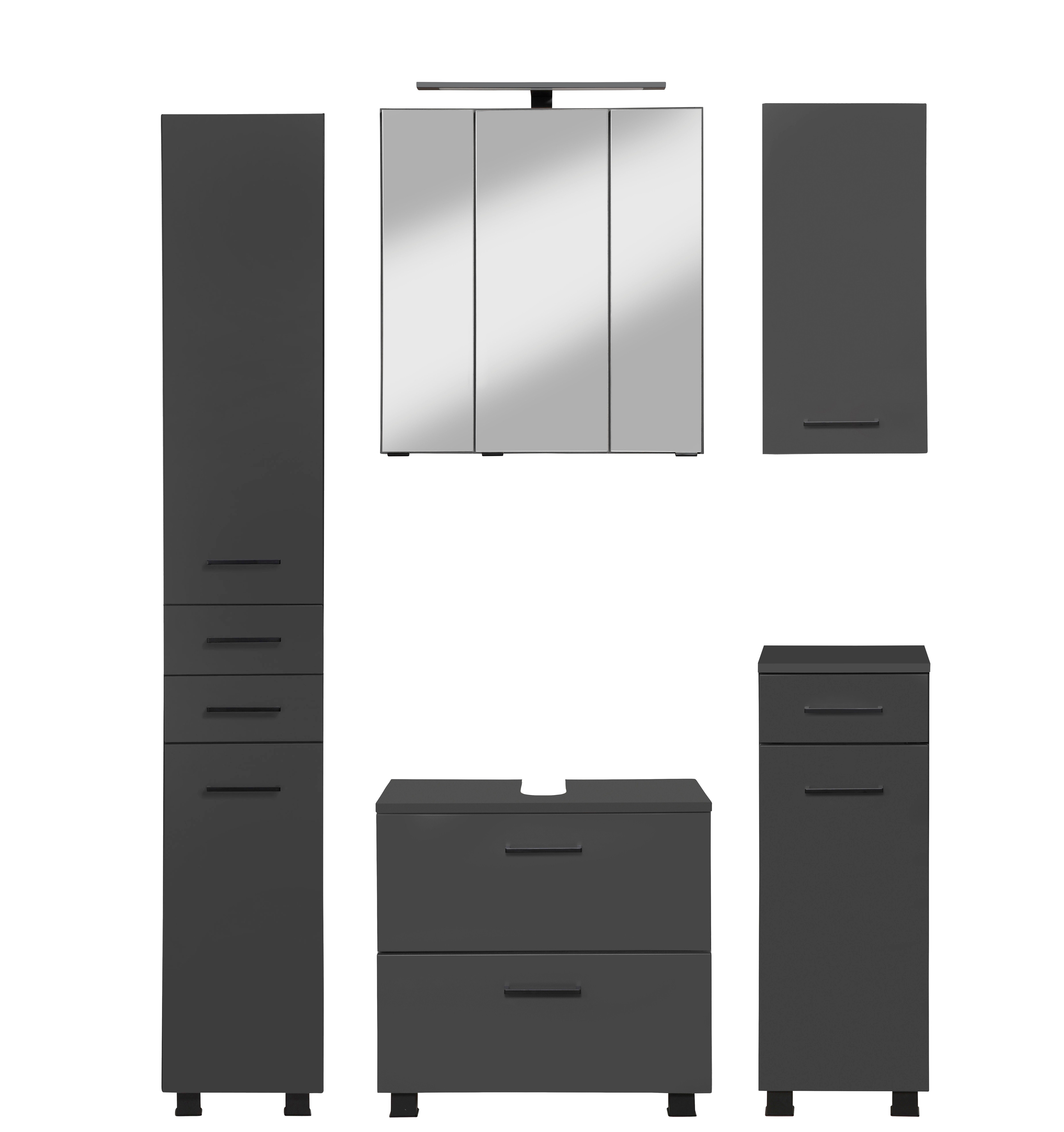 welltime Badmöbel-Set "Trento", Badezimmer-Set, Hängeschrank, Unterschrank, günstig online kaufen