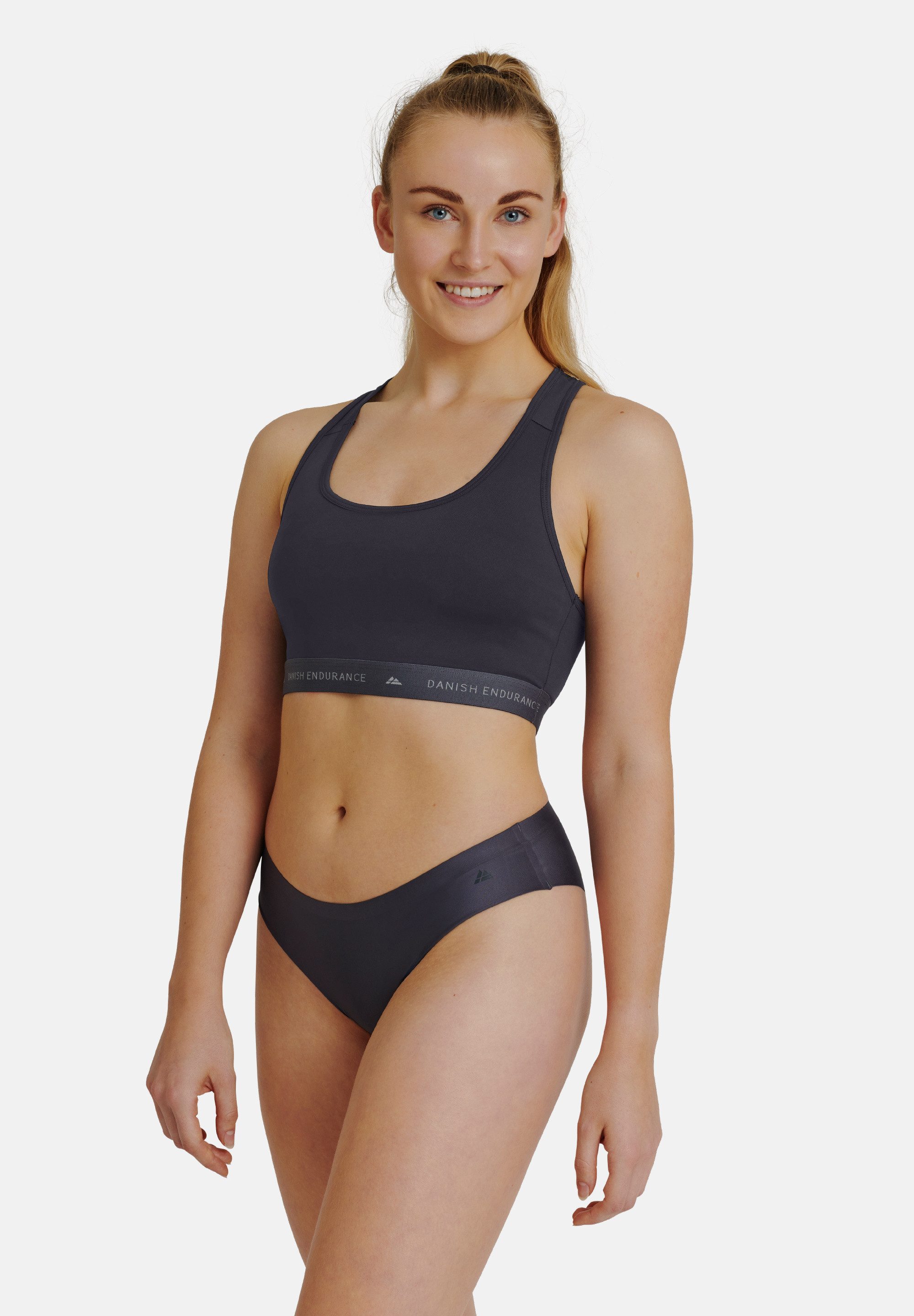 DANISH ENDURANCE Slip Invisible Bikini Slip (6-St) Mikrofaser Bikini Panties, Sportunterhosen ohne Einschneiden