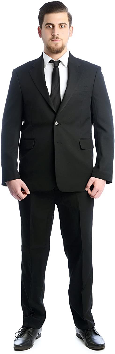 NGB 2-Teilig Look Herren eleganten NGB Regular-Fit Anzug im Anzug
