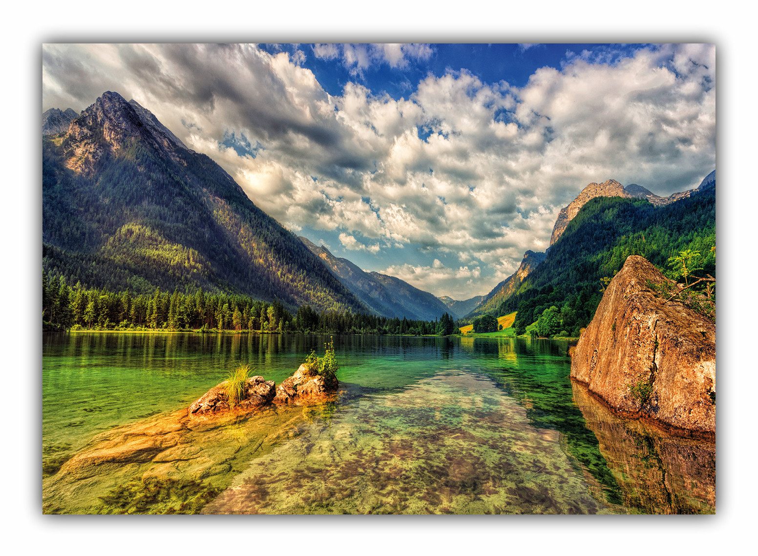 LYSCO Poster XXL Plakat Gebirgssee, Bergsee, günstig online kaufen