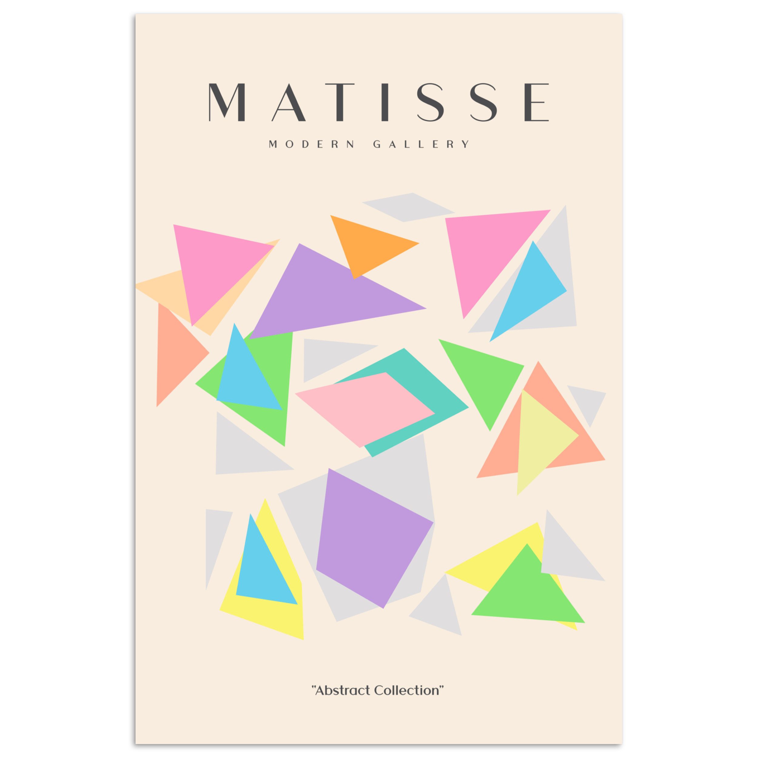 Poster Matisse - Kunst - Regenbogen - Pastell - Modern