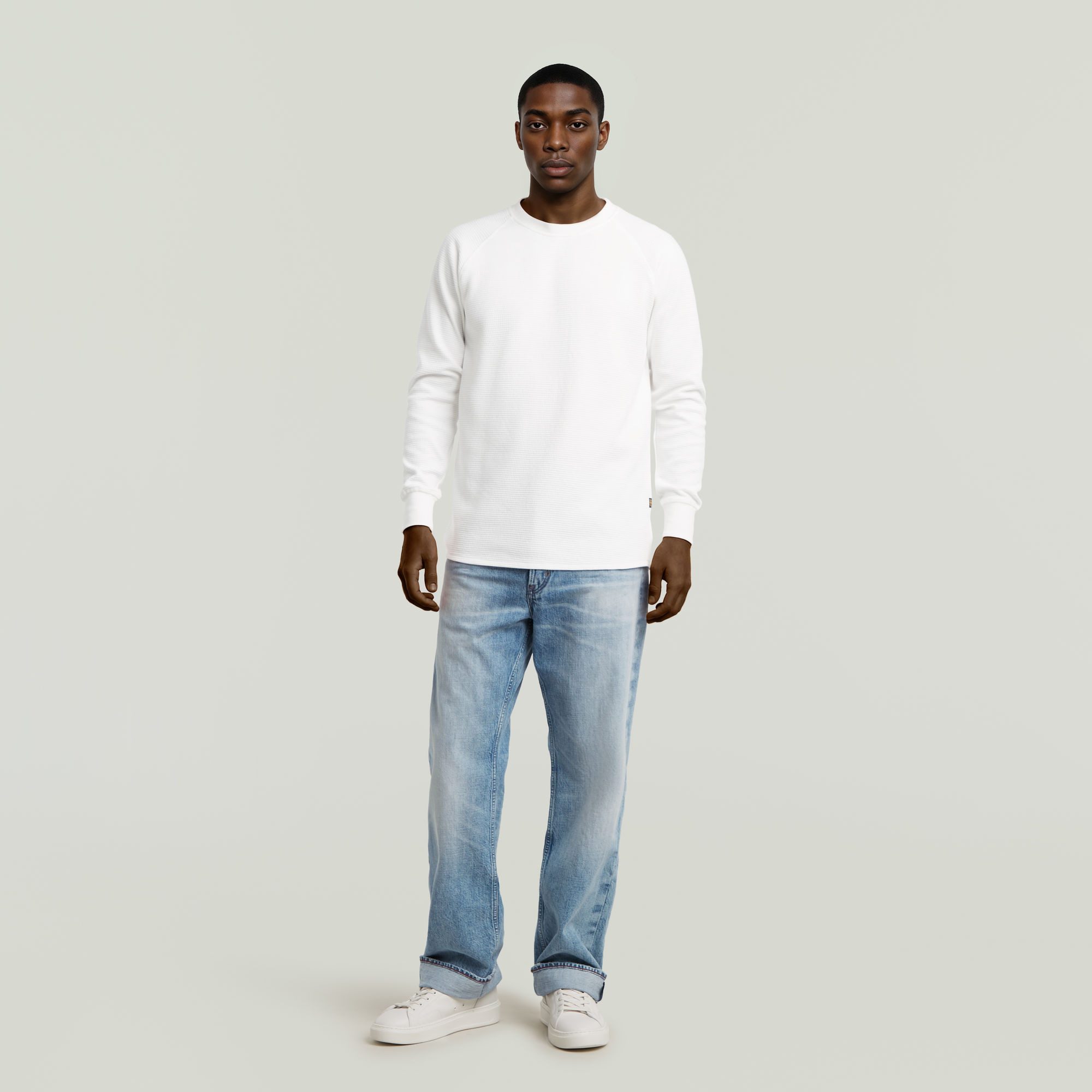 G-STAR Sweater Jirgi mit Label-Detail auf der Brust