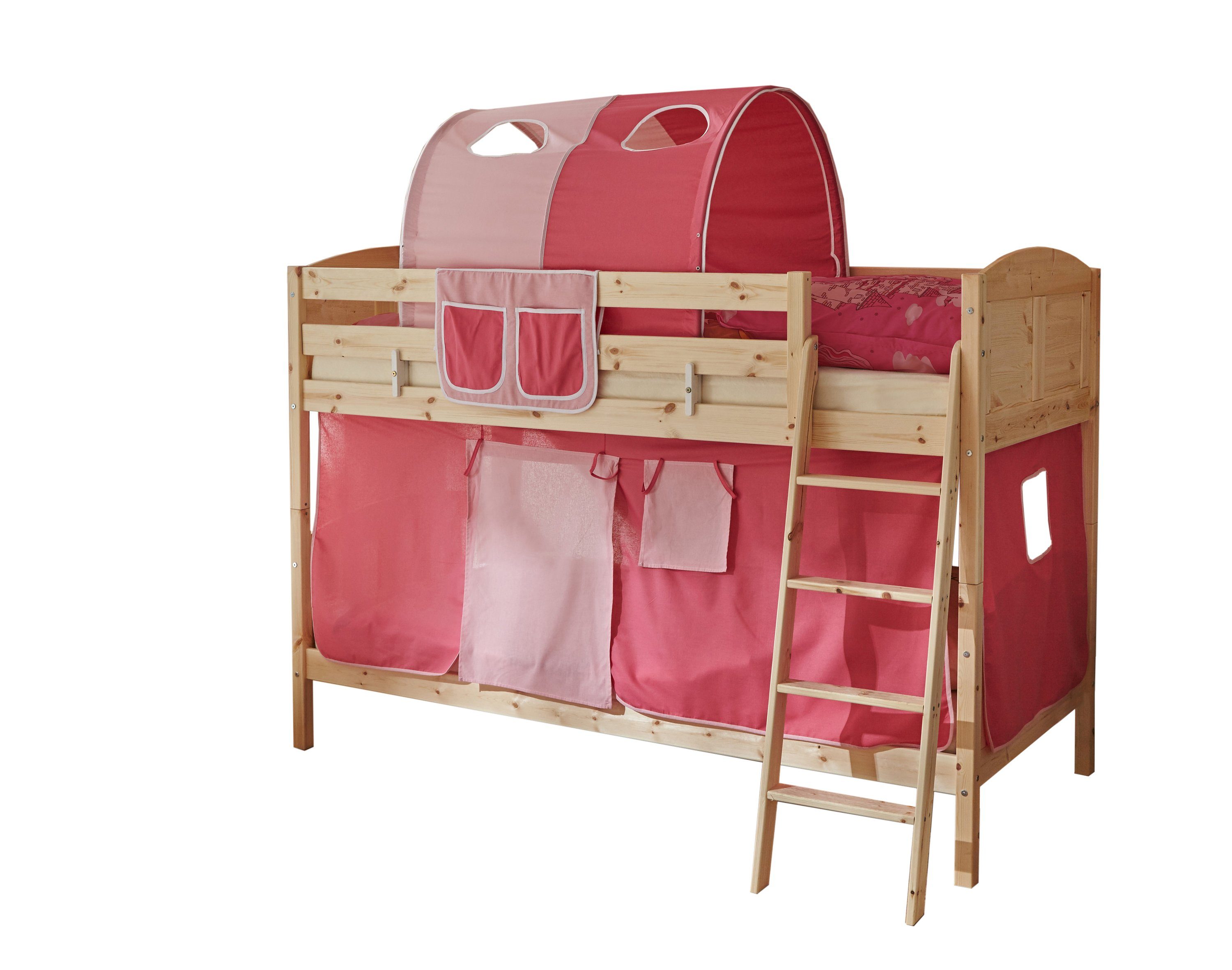 Ticaa Etagenbett Etagenbett Erni Country Kiefer günstig online kaufen