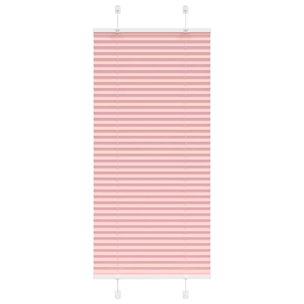 vidaXL Jalousie 60 x 100 cm Plissee Rosa 60x100 cm Stoffbreite 59,4 cm Polyester