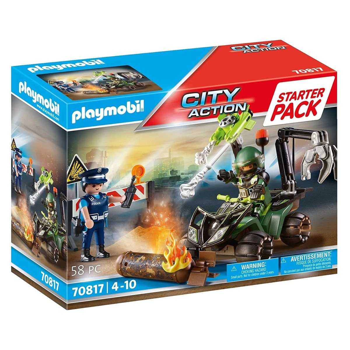 Playmobil® Spielwelt PLAYMOBIL® 70817 - City Action - Starter Pack - Polize günstig online kaufen