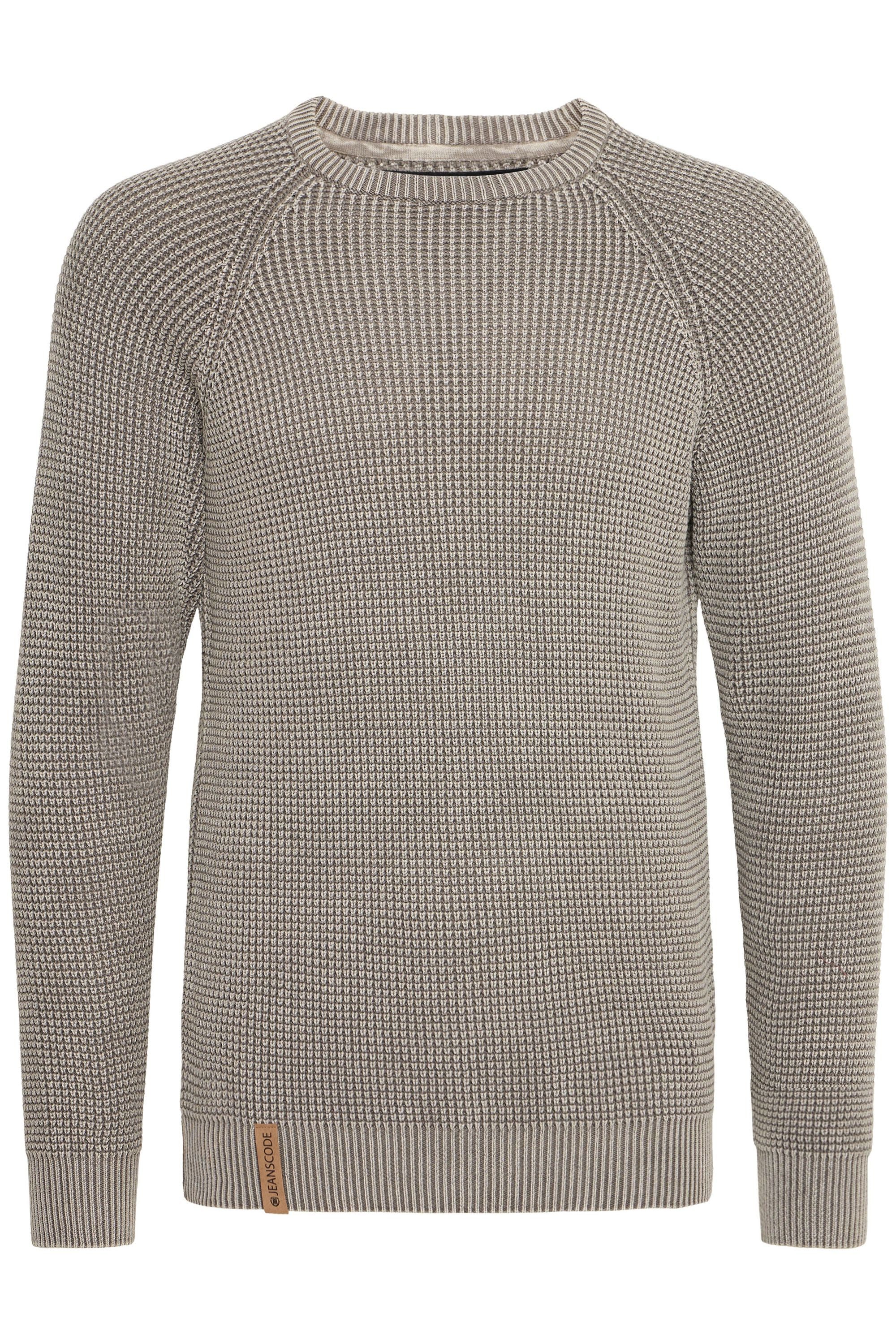 Indicode Strickpullover IDRockford Strickpulli in Waffelstrick-Optik günstig online kaufen