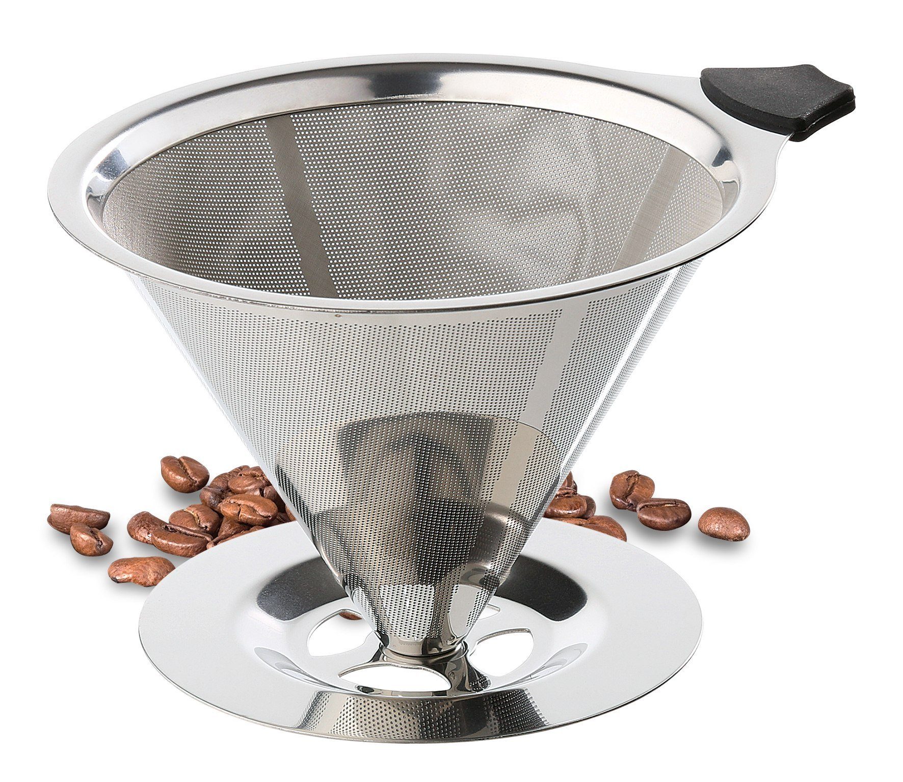 Cilio Permanentfilter Cilio - Permanent Kaffee Filter Dauerfilter Kaffeebereiter Edelstahl