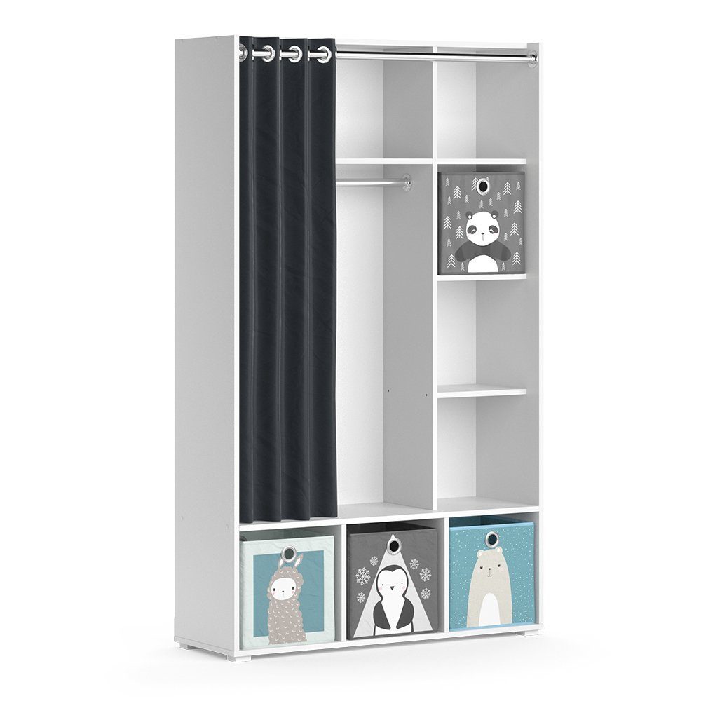 Vicco Kleiderschrank Luigi, Weiß, 105.8 x günstig online kaufen