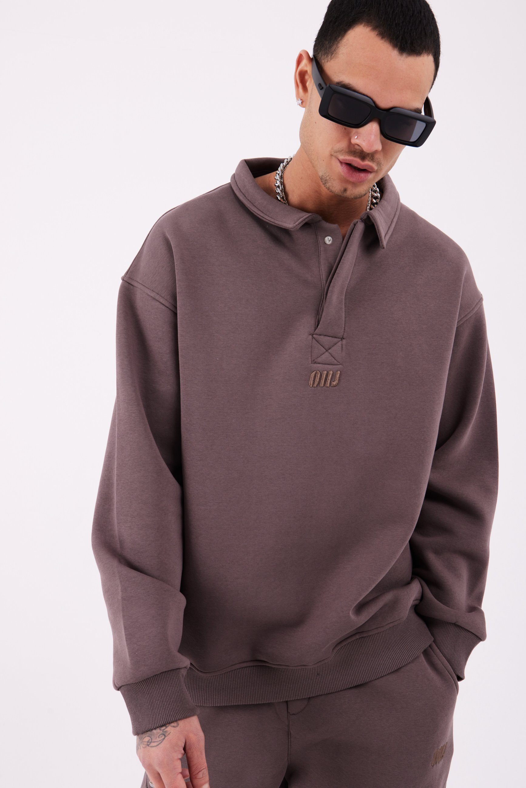 Sweatshirt Herren Pullover Shirt Oversize Fit Sweatshirt
