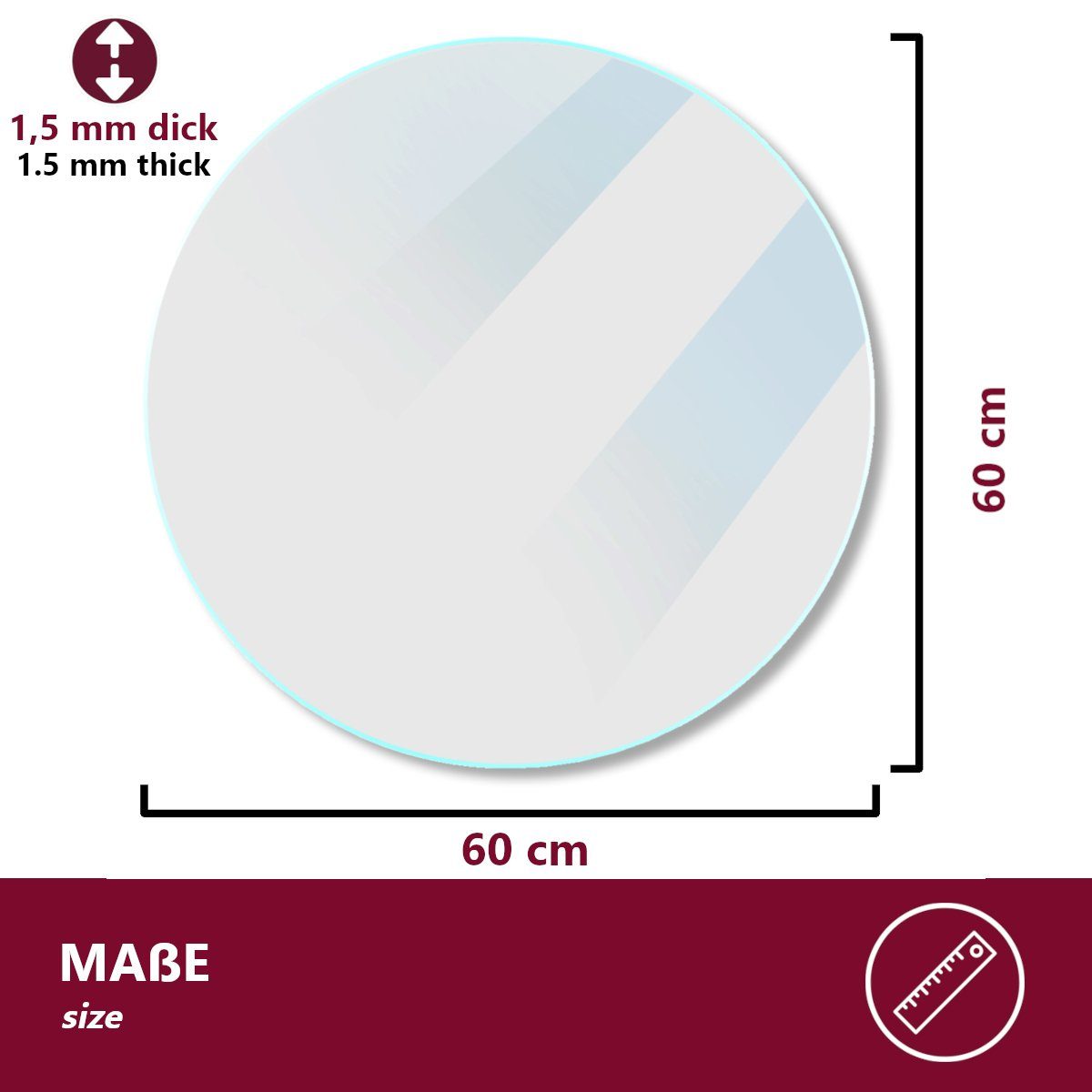 HOOZ Tischdecke transparent und abwischbar 1,5 günstig online kaufen